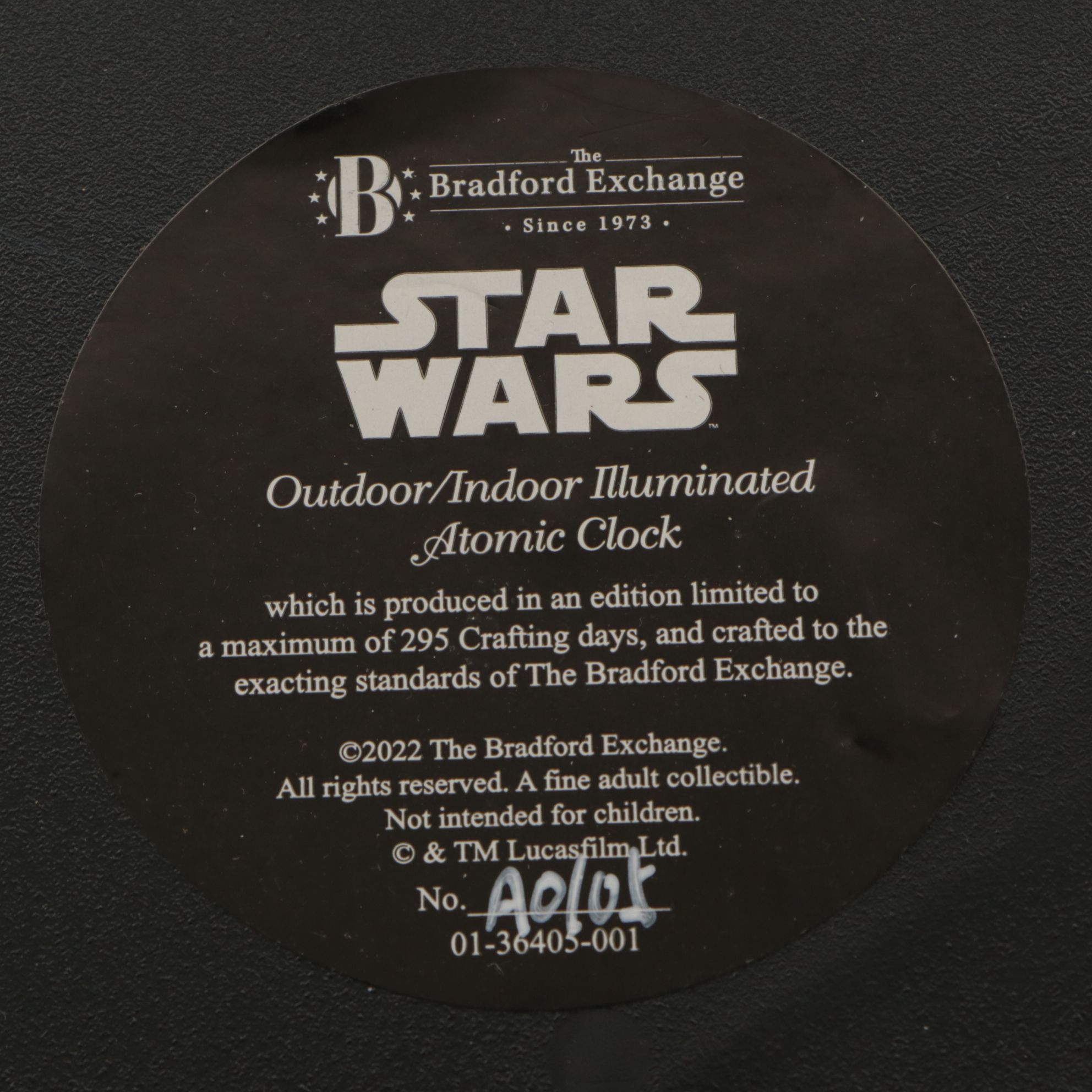 Star Wars Illuminated Atomic Wall Clock by The Bradford Exchange