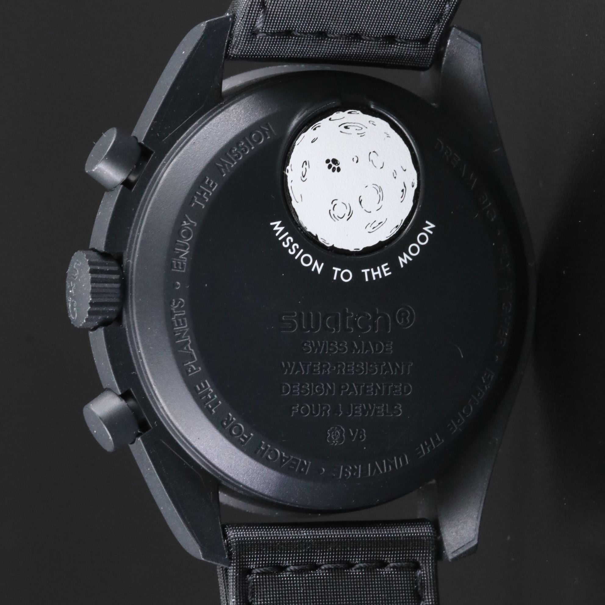 OMEGA X Swatch Moonswatch Mission to the Moonphase - New Moon Watch
