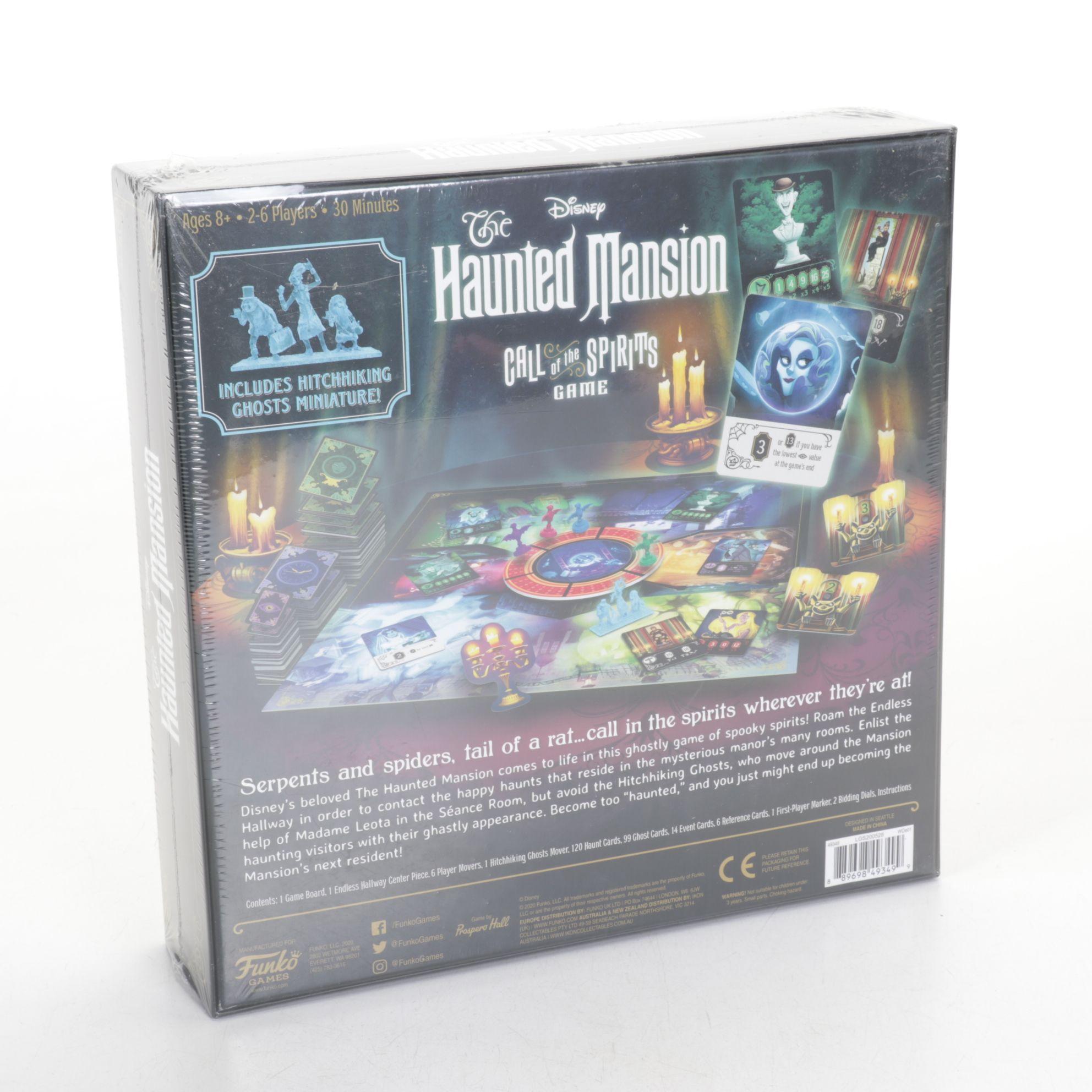 Disney's Haunted Mansion Chess Set & Board Game with Trivia Game