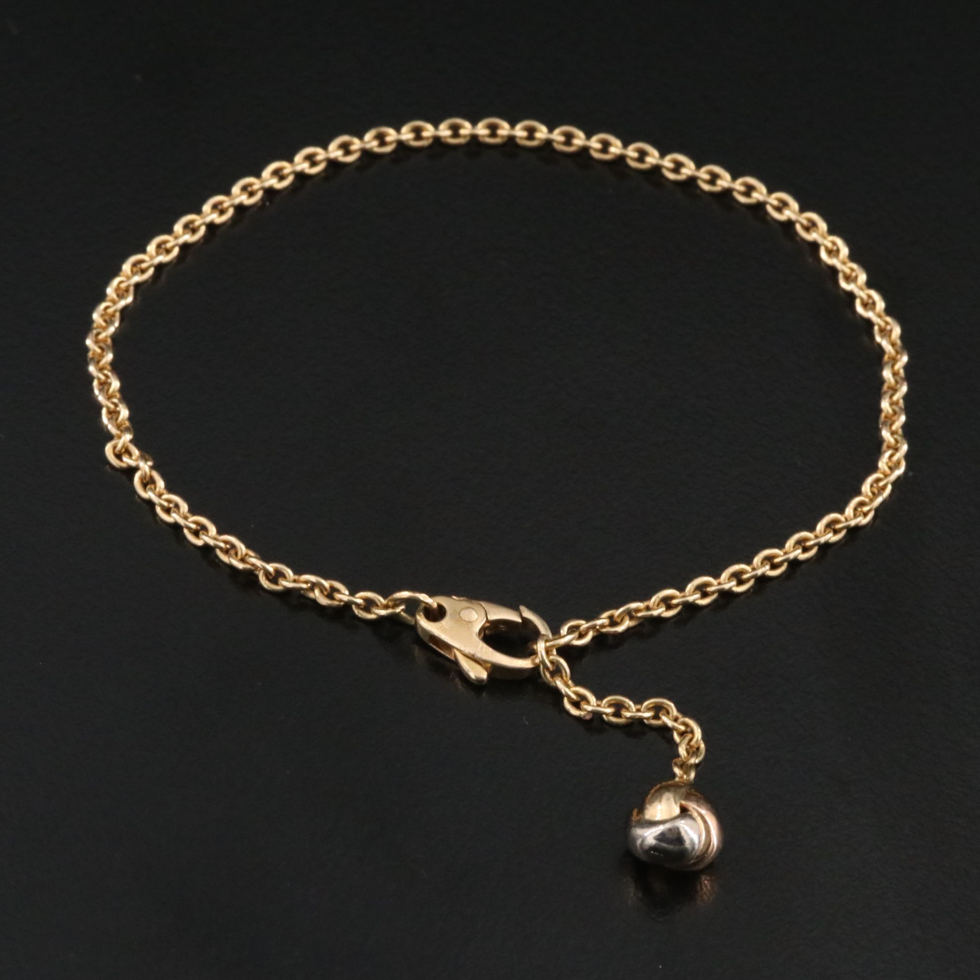 Cartier Trinity 18K Charm Bracelet