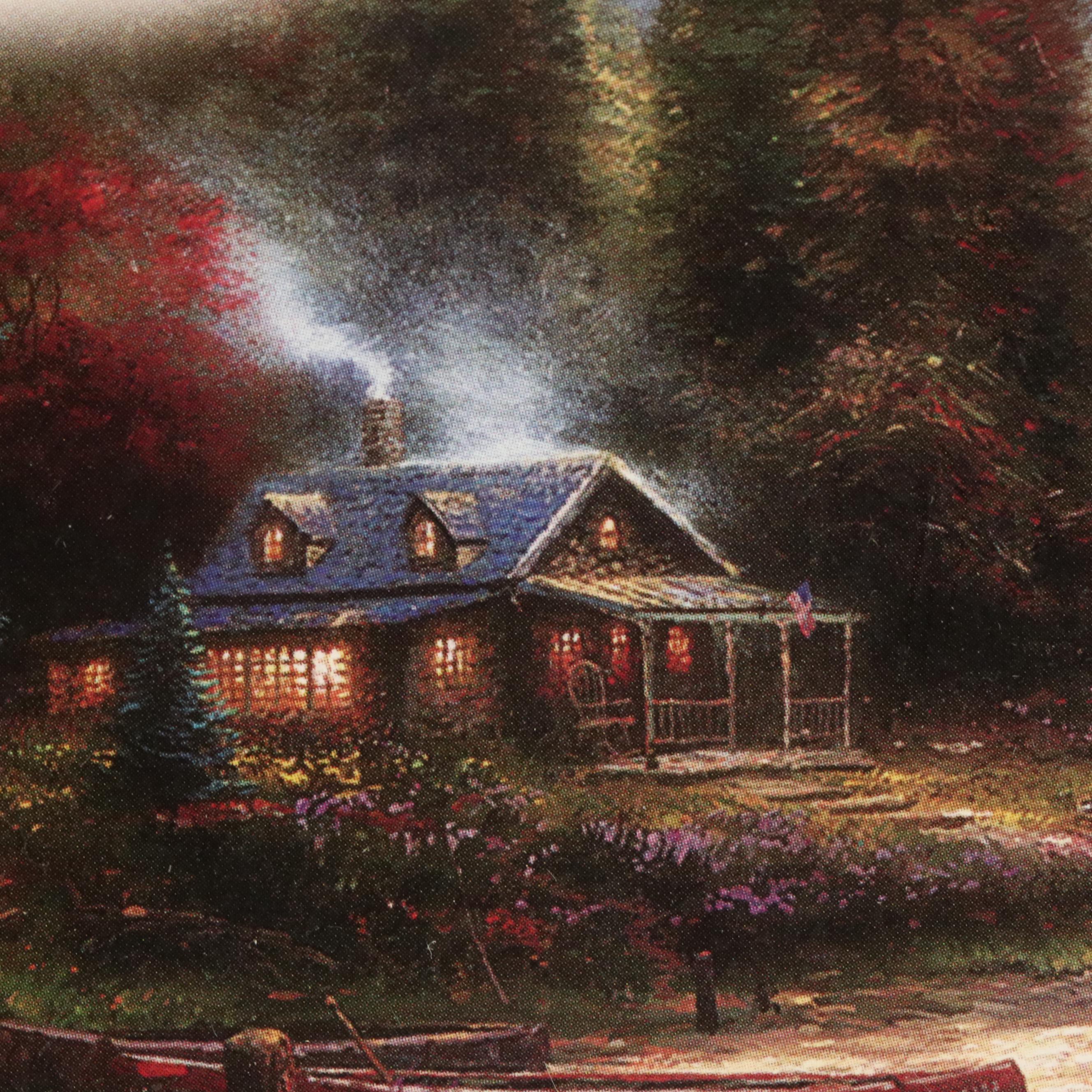 Thomas Kinkade Offset Lithograph "End of a Perfect Day III"