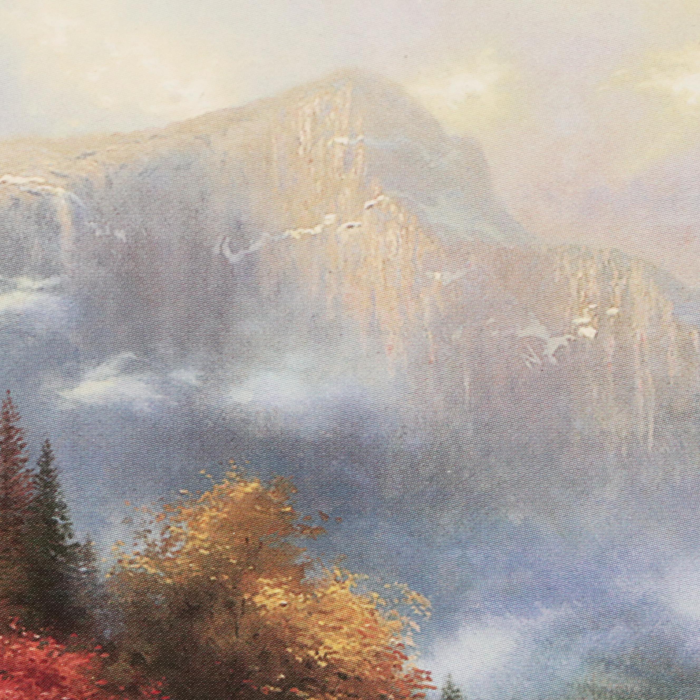 Thomas Kinkade Offset Lithograph "End of a Perfect Day III"