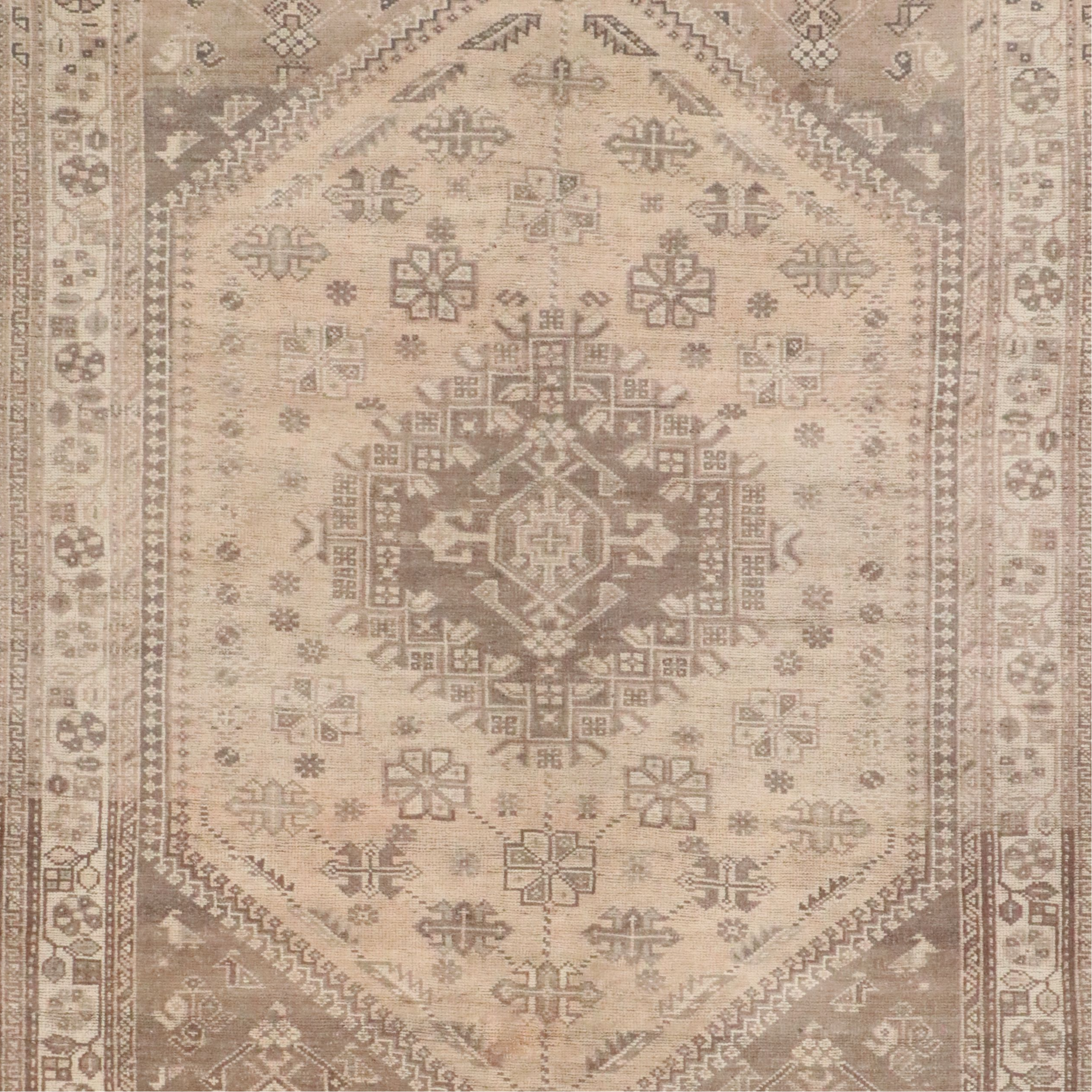 5'5 x 8'3 Hand-Knotted Afghan Tribal Area Rug