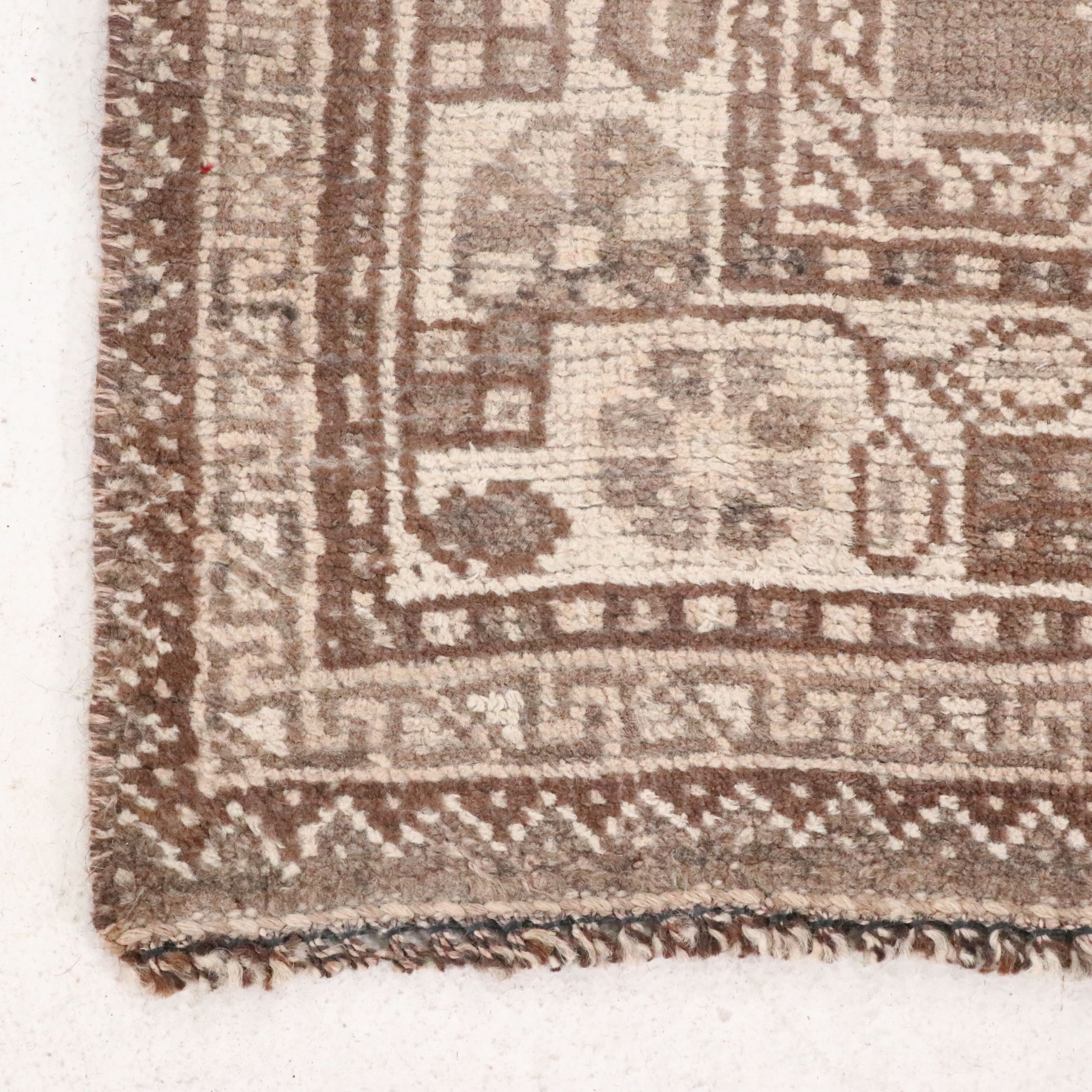 5'5 x 8'3 Hand-Knotted Afghan Tribal Area Rug