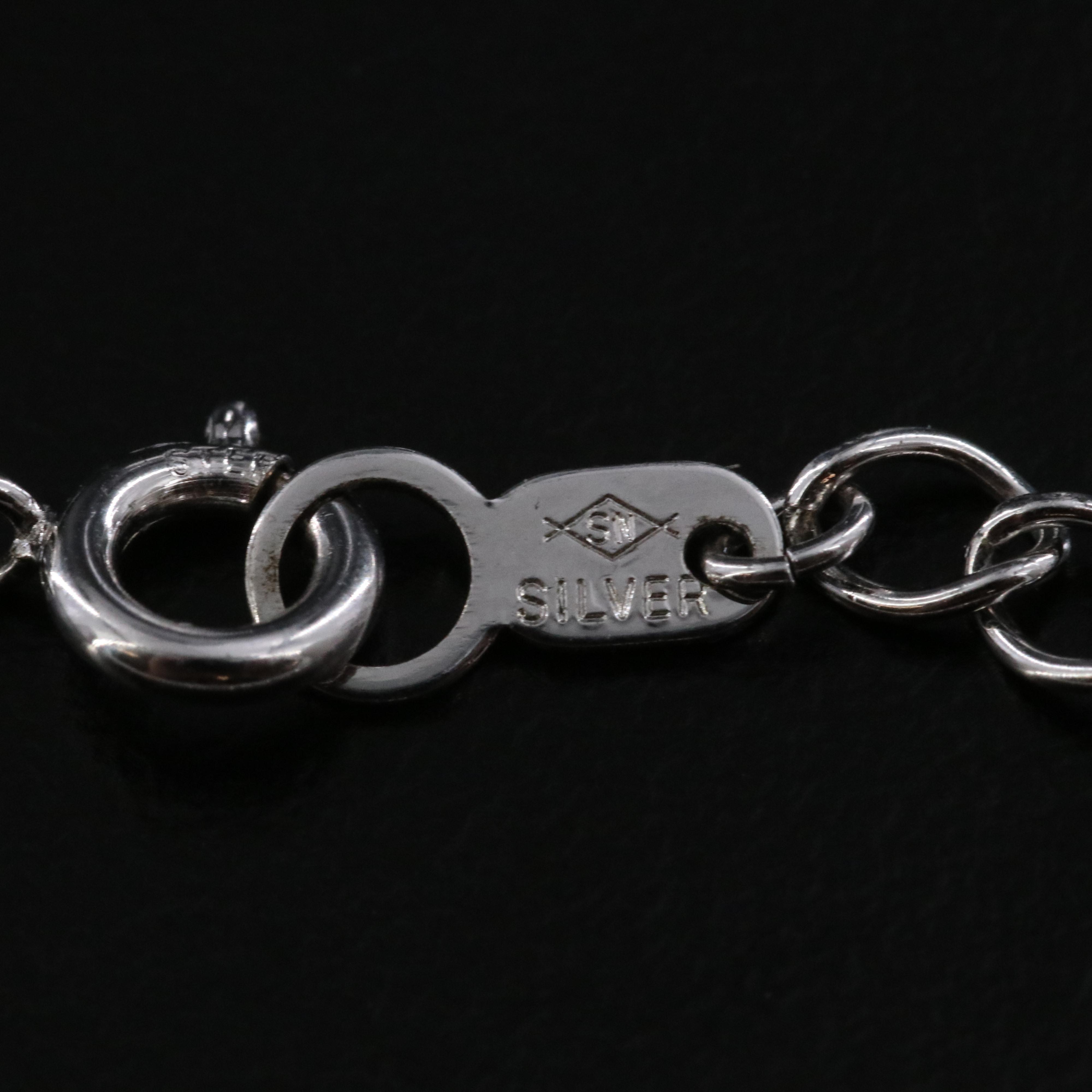 Tasaki Sterling Double Heart Pearl Drop Necklace