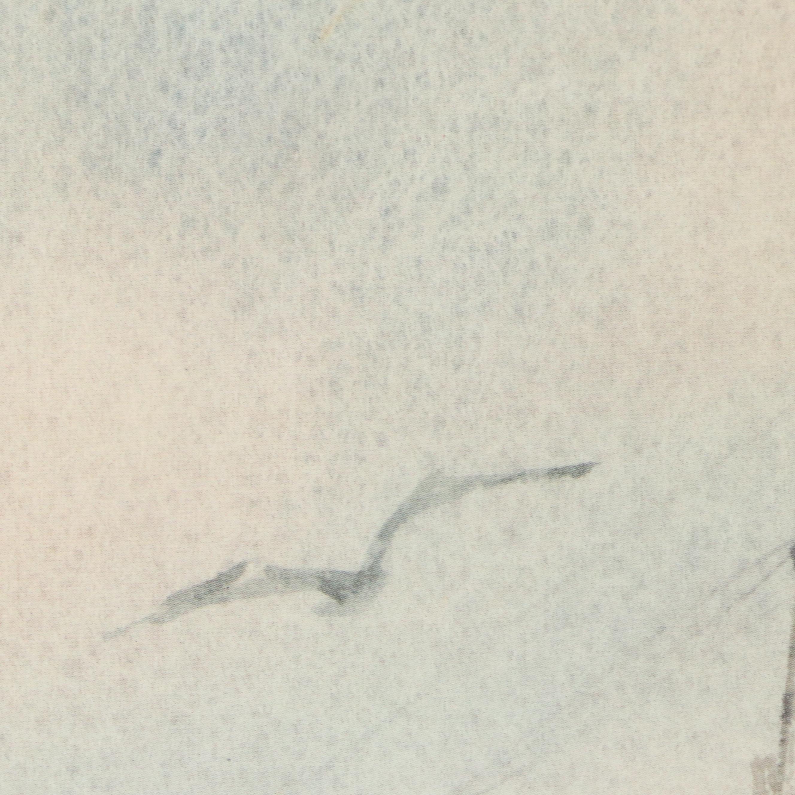 Pat Norton Offset Lithograph "South American," 1948