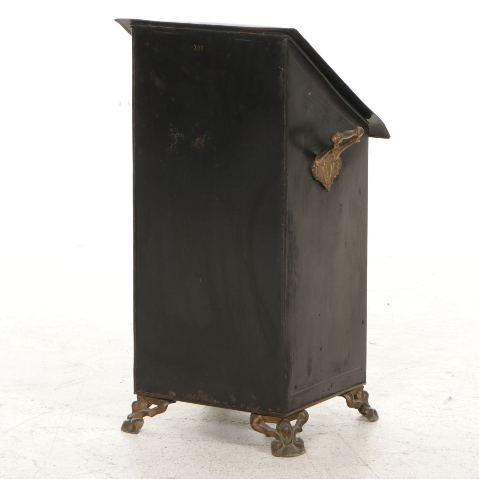 Victorian Toleware Coal Scuttle, Late 19th/ Early 20th Century