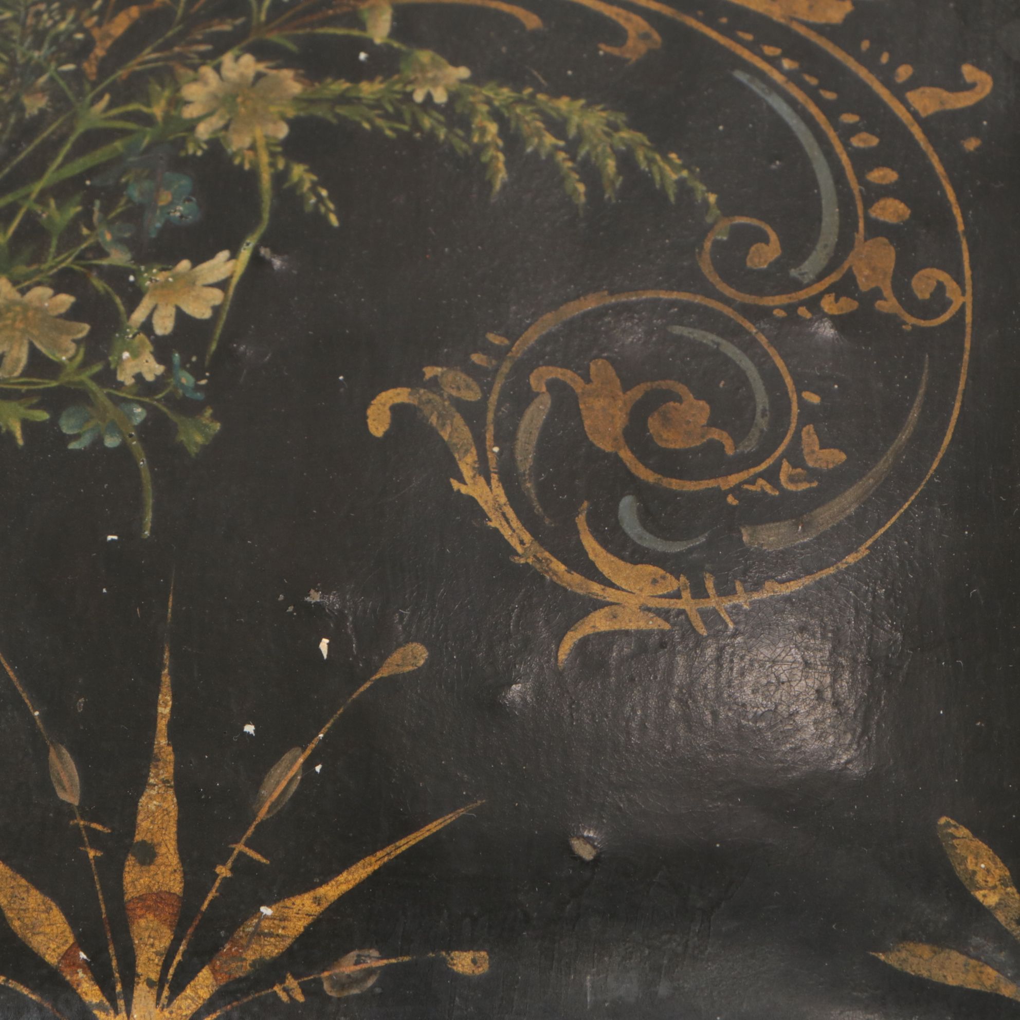 Victorian Toleware Coal Scuttle, Late 19th/ Early 20th Century