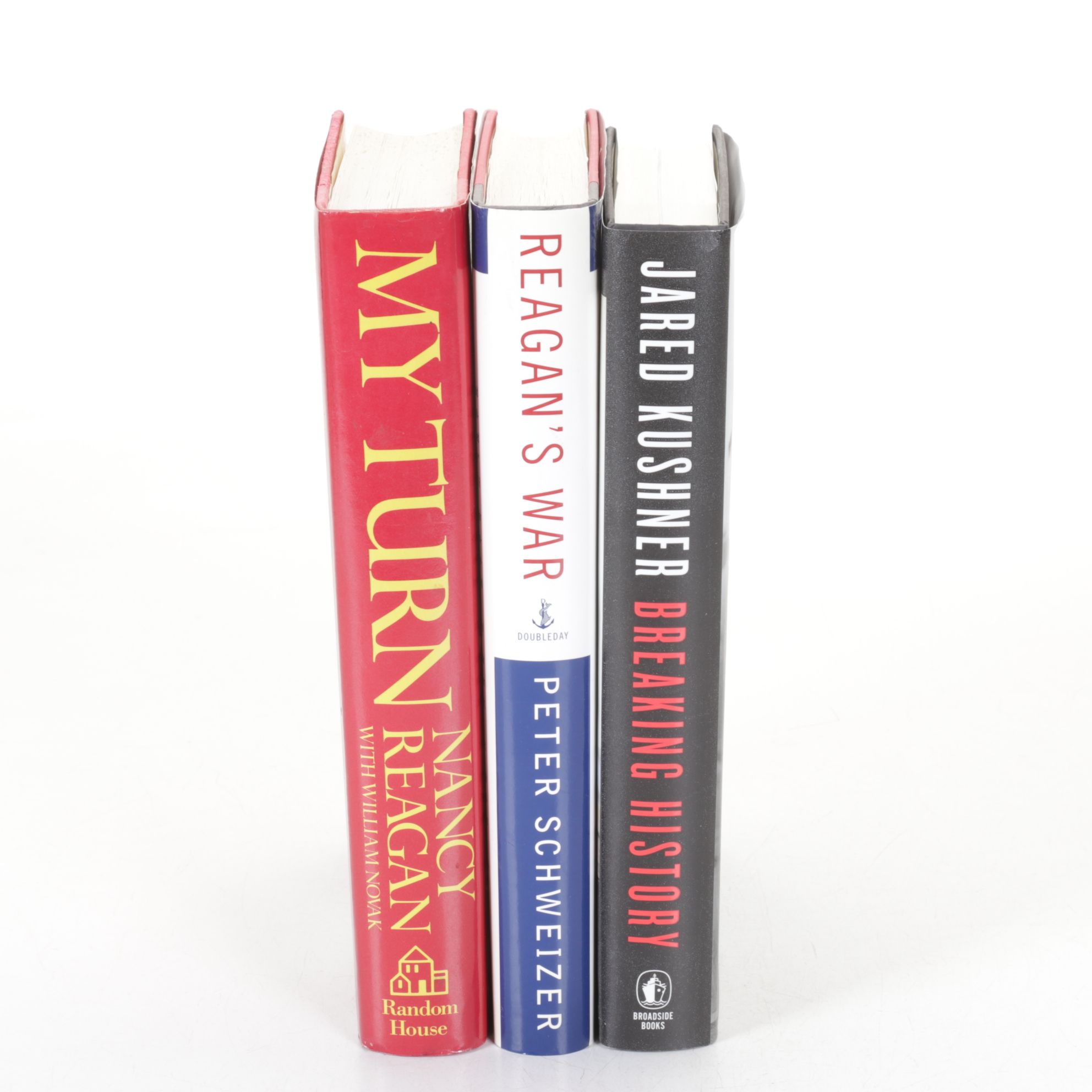 Signed Copy of "Breaking History" by Jared Kushner and Other Political Books