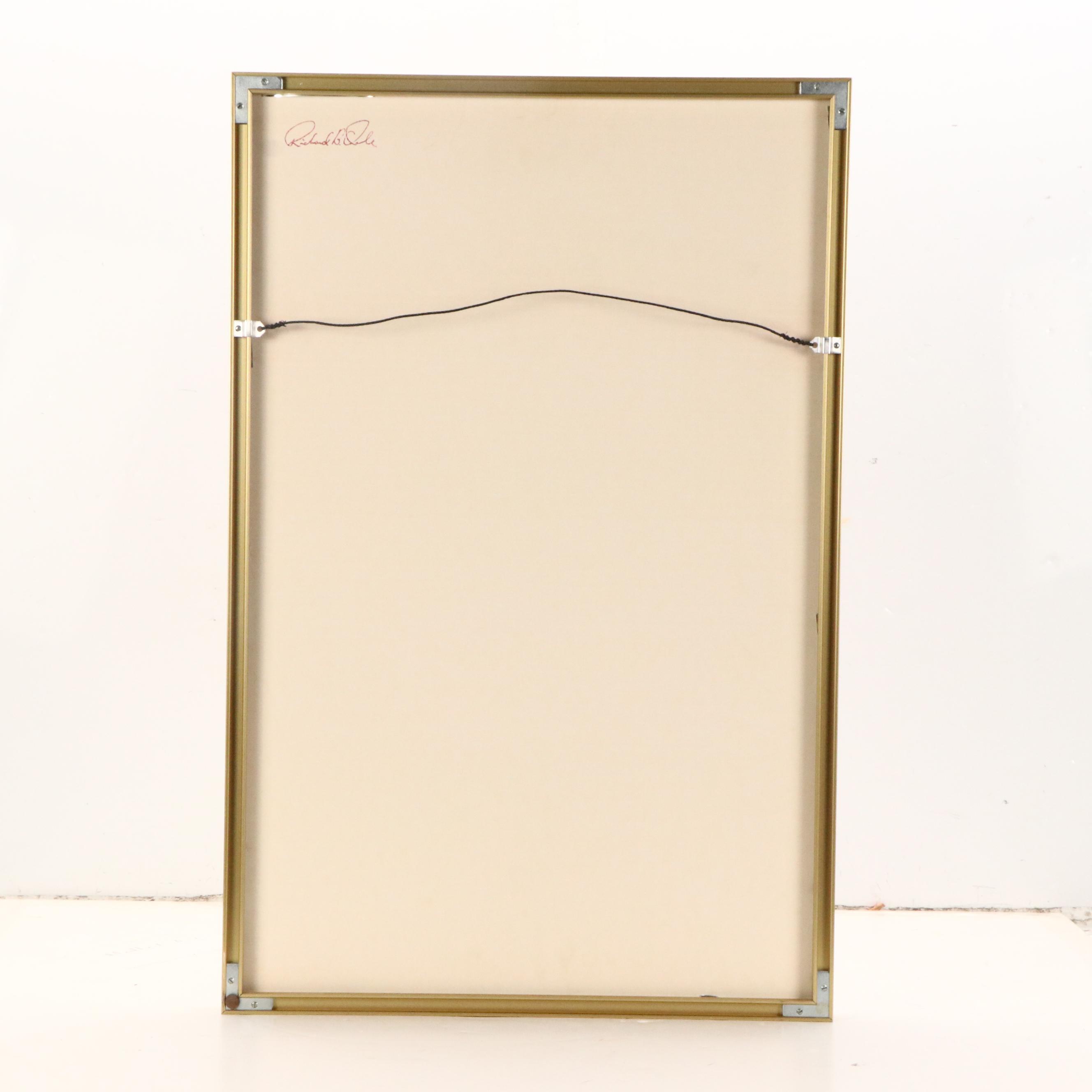 Alexander Calder Trimmed Lithographic Exhibition Poster, Circa 1973