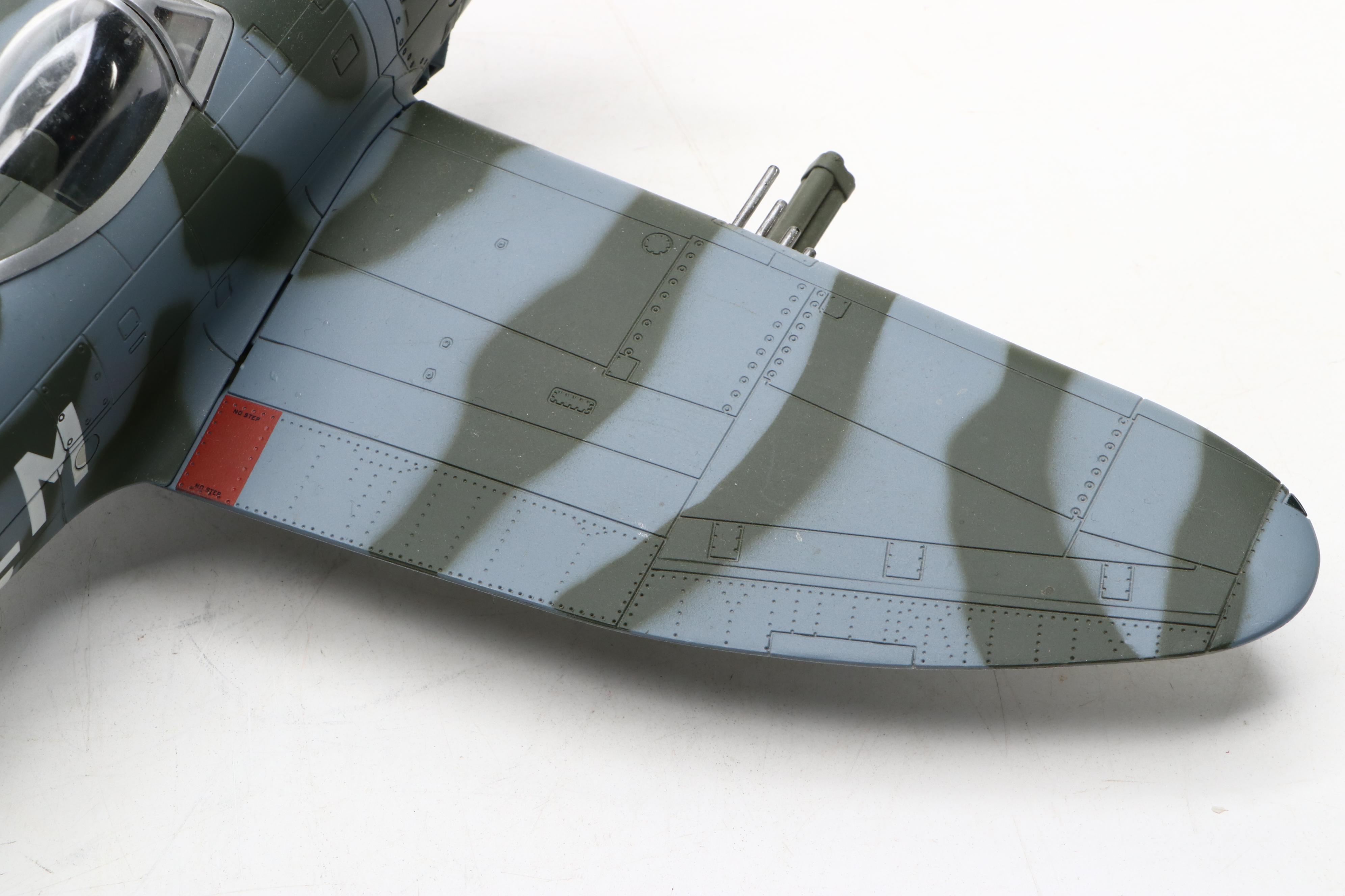 WWII Era Model Aircraft and Other Figures Featuring P-47 Thunderbolt and More