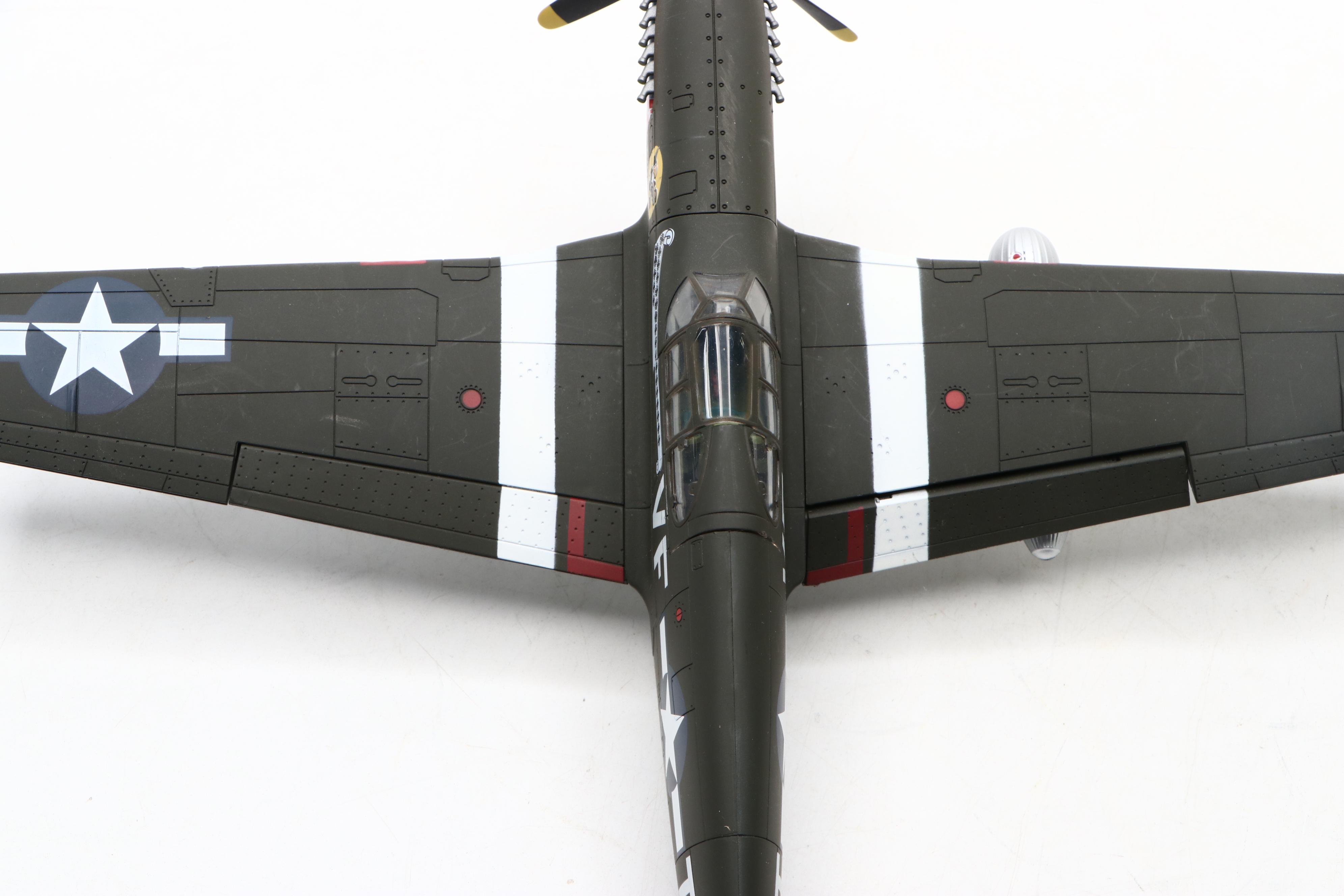 WWII Era Model Aircraft and Other Figures Featuring P-47 Thunderbolt and More