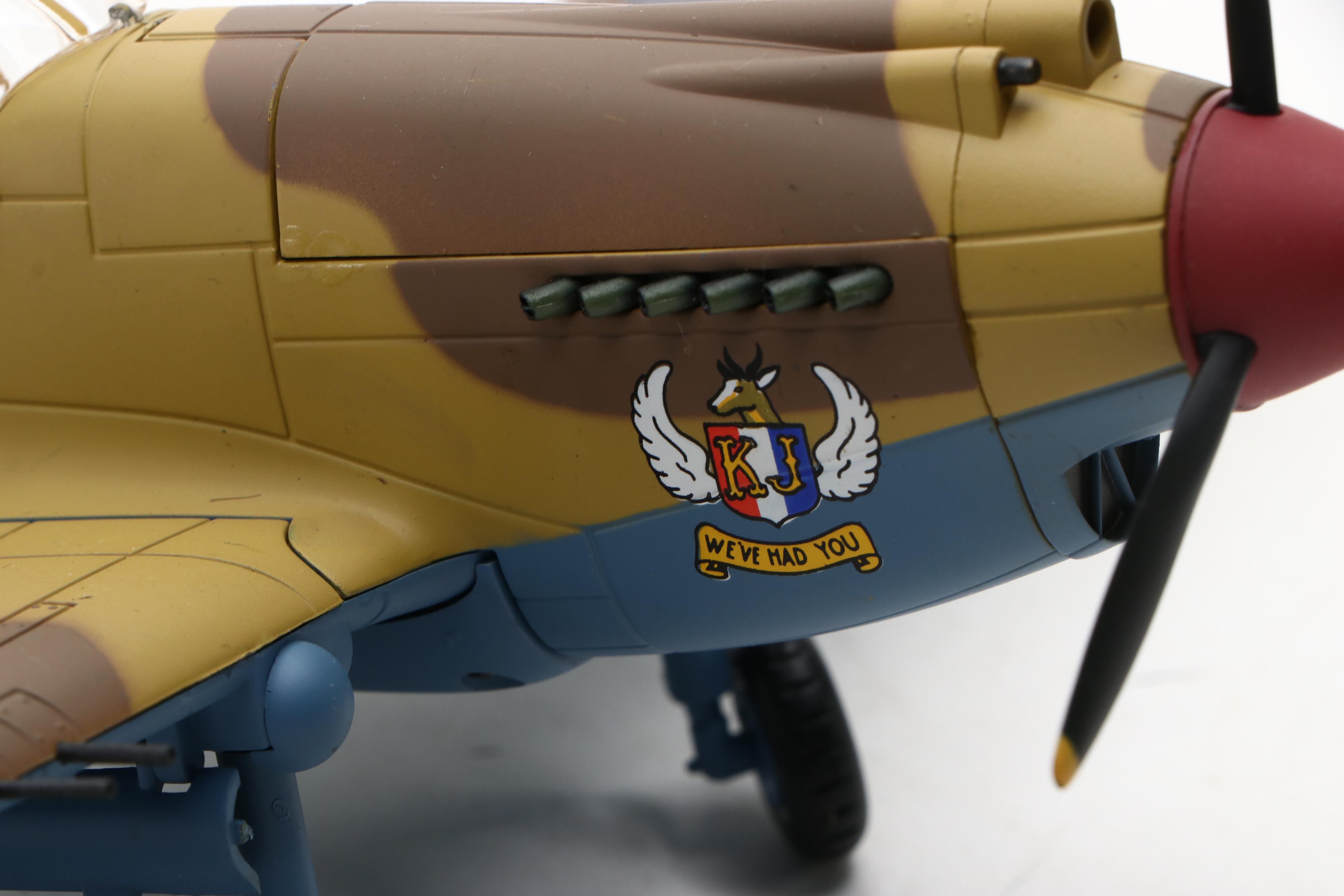WWII Era Model Aircraft and Other Figures Featuring P-47 Thunderbolt and More