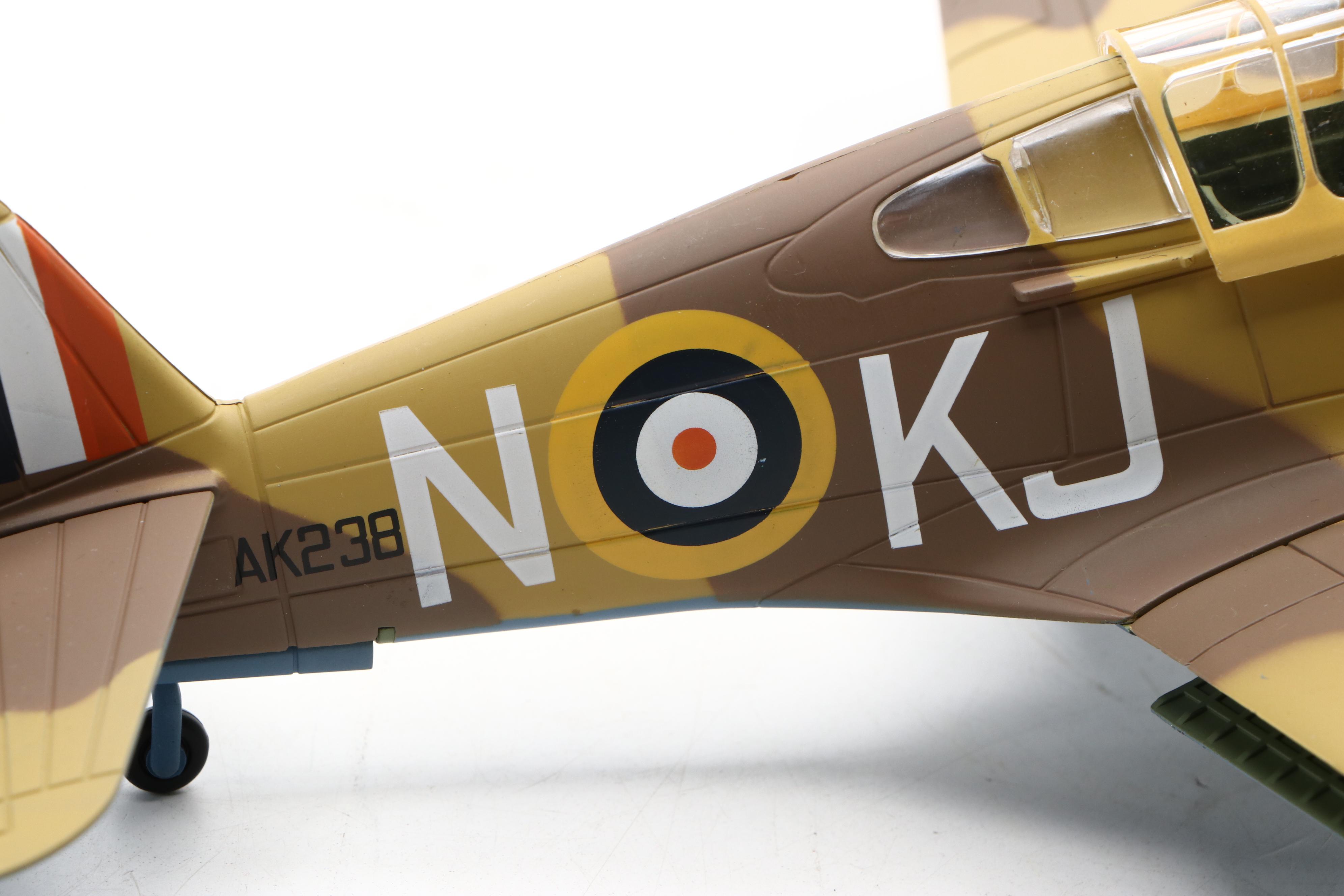 WWII Era Model Aircraft and Other Figures Featuring P-47 Thunderbolt and More