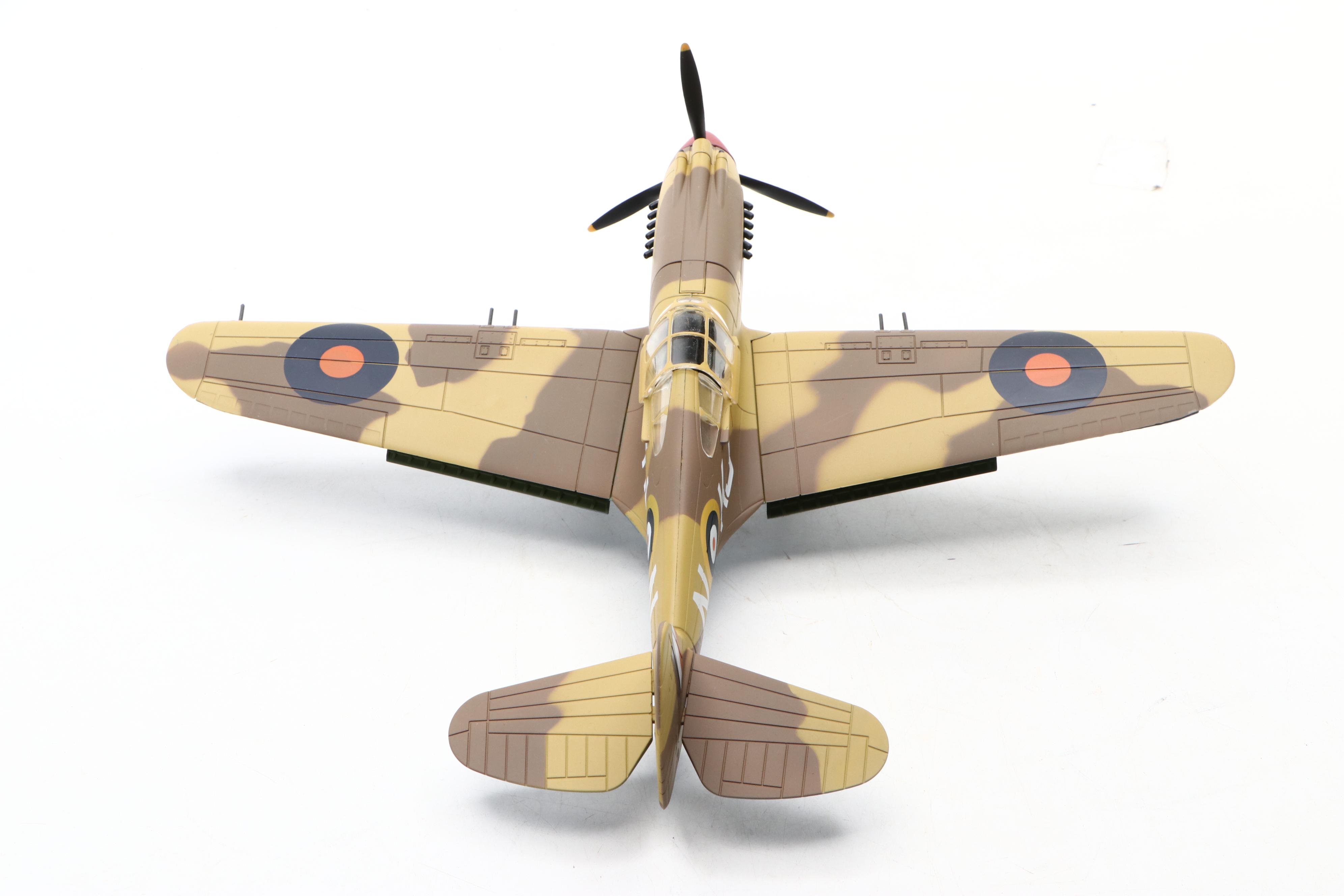 WWII Era Model Aircraft and Other Figures Featuring P-47 Thunderbolt and More