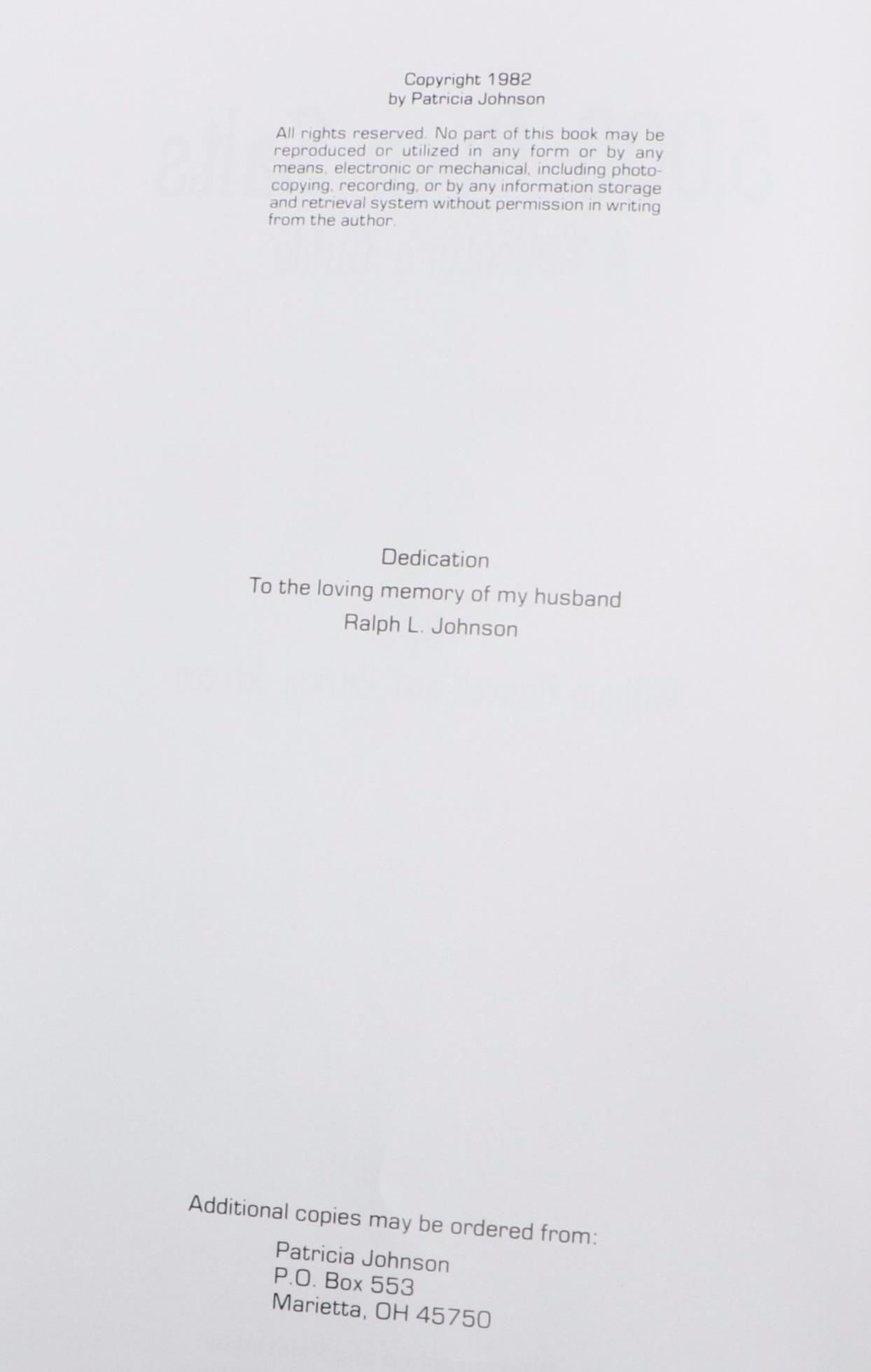 "5,000 Open Salts" by Patricia Johnson with More Salt Cellar Collector's Guides