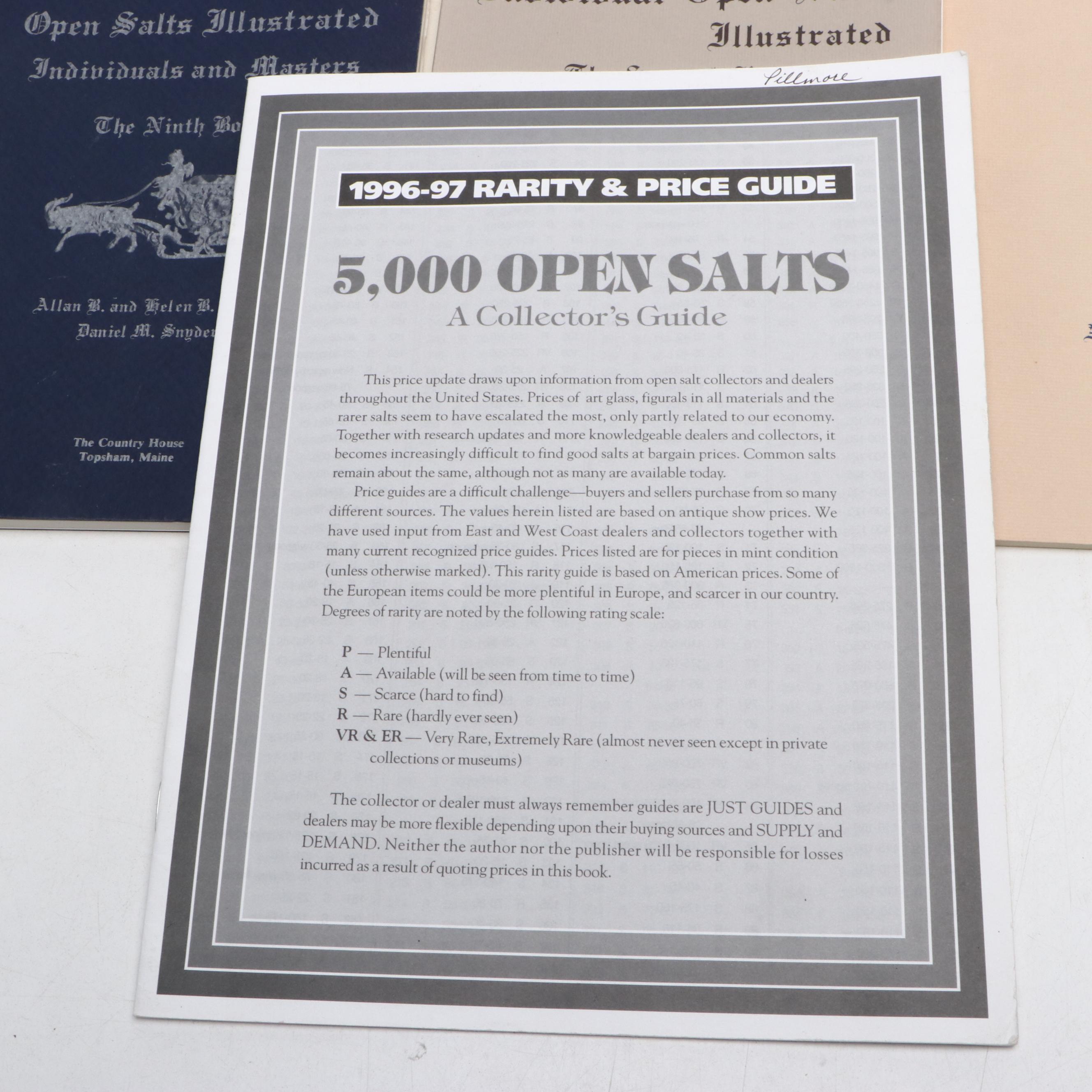 "5,000 Open Salts" by Patricia Johnson with More Salt Cellar Collector's Guides