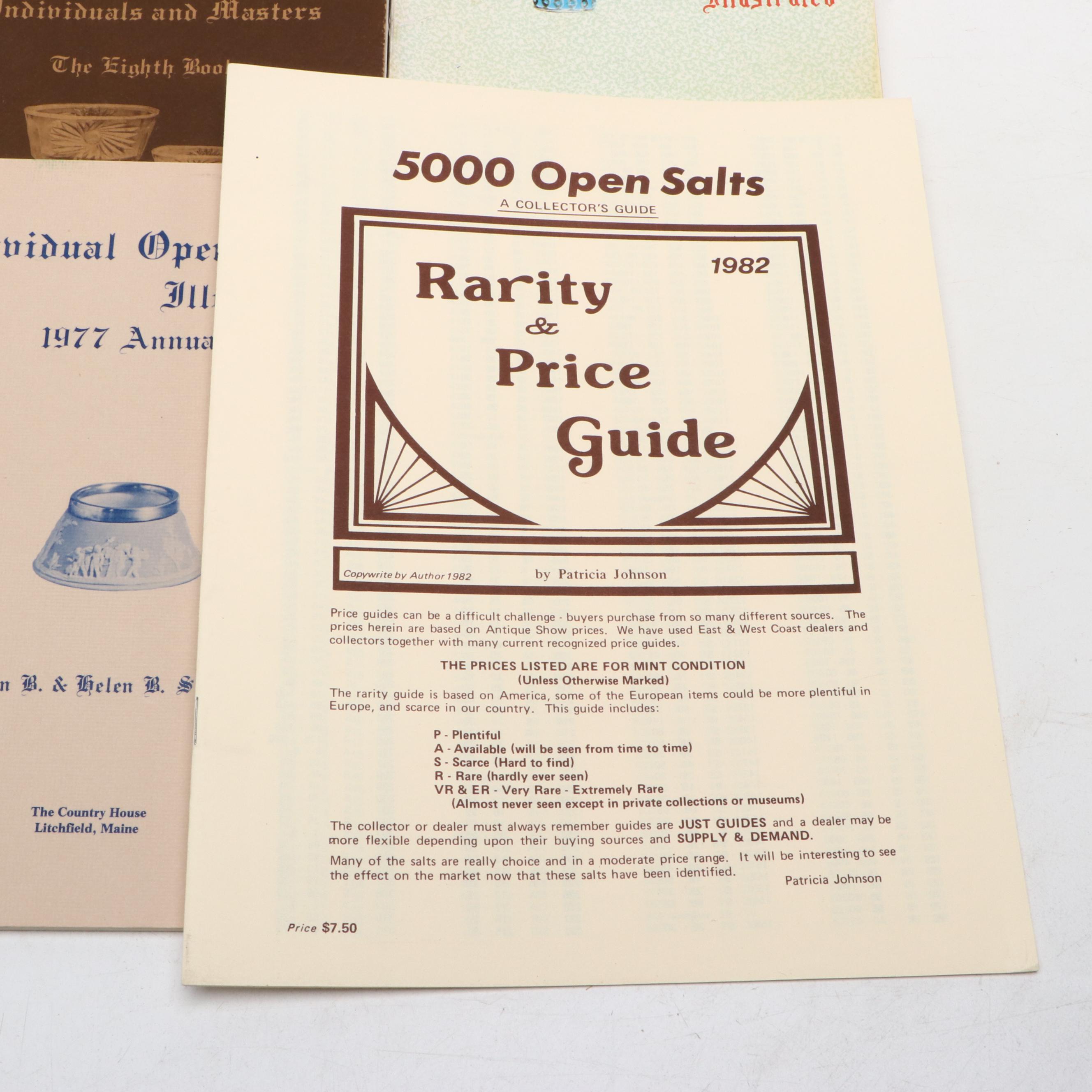 "5,000 Open Salts" by Patricia Johnson with More Salt Cellar Collector's Guides