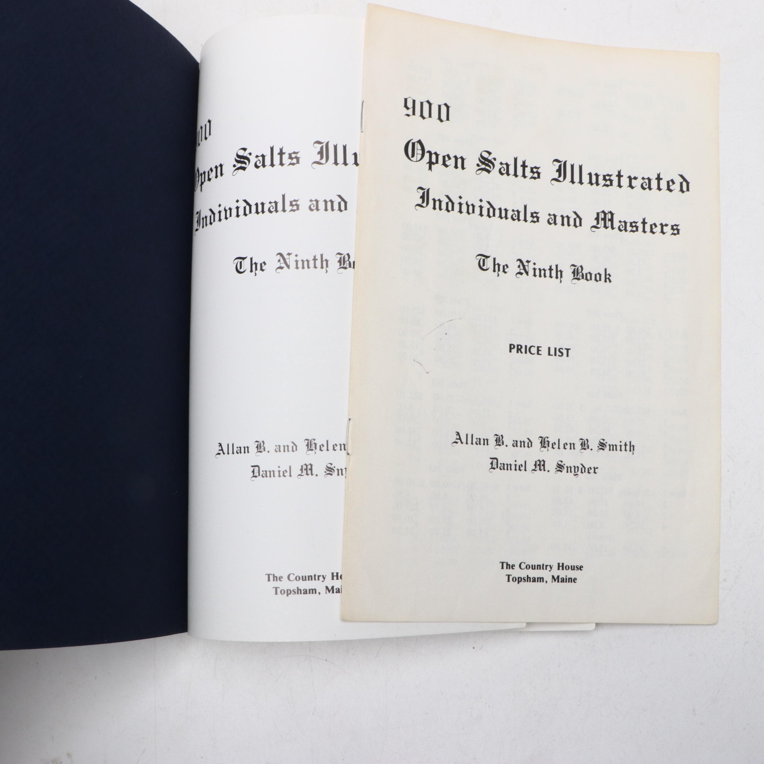 "5,000 Open Salts" by Patricia Johnson with More Salt Cellar Collector's Guides