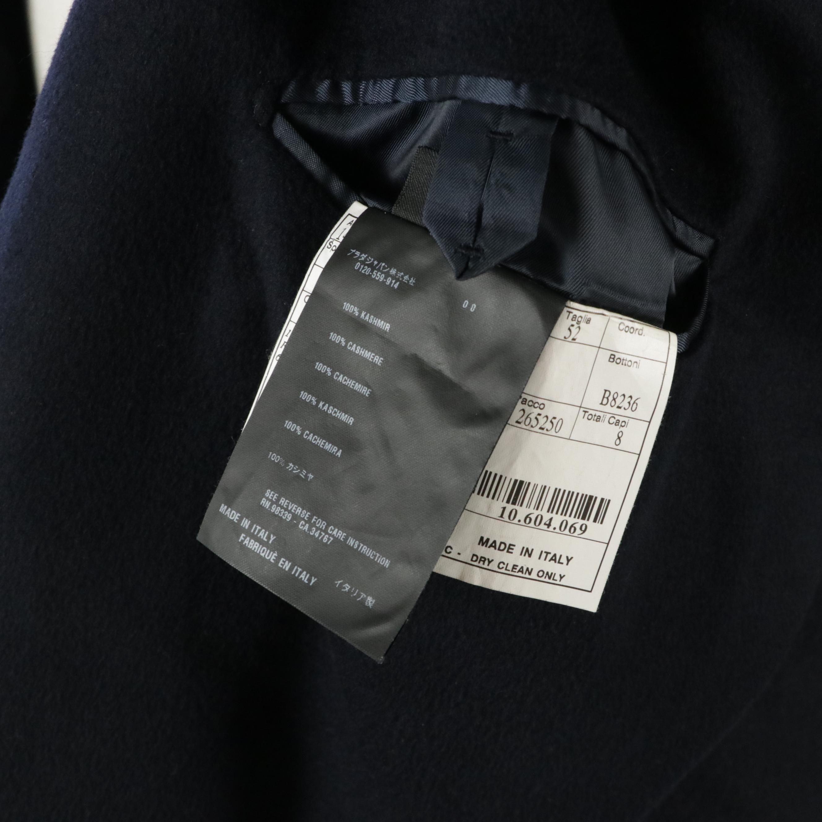 Men's Prada Navy Cashmere Two-Button Blazer Jacket