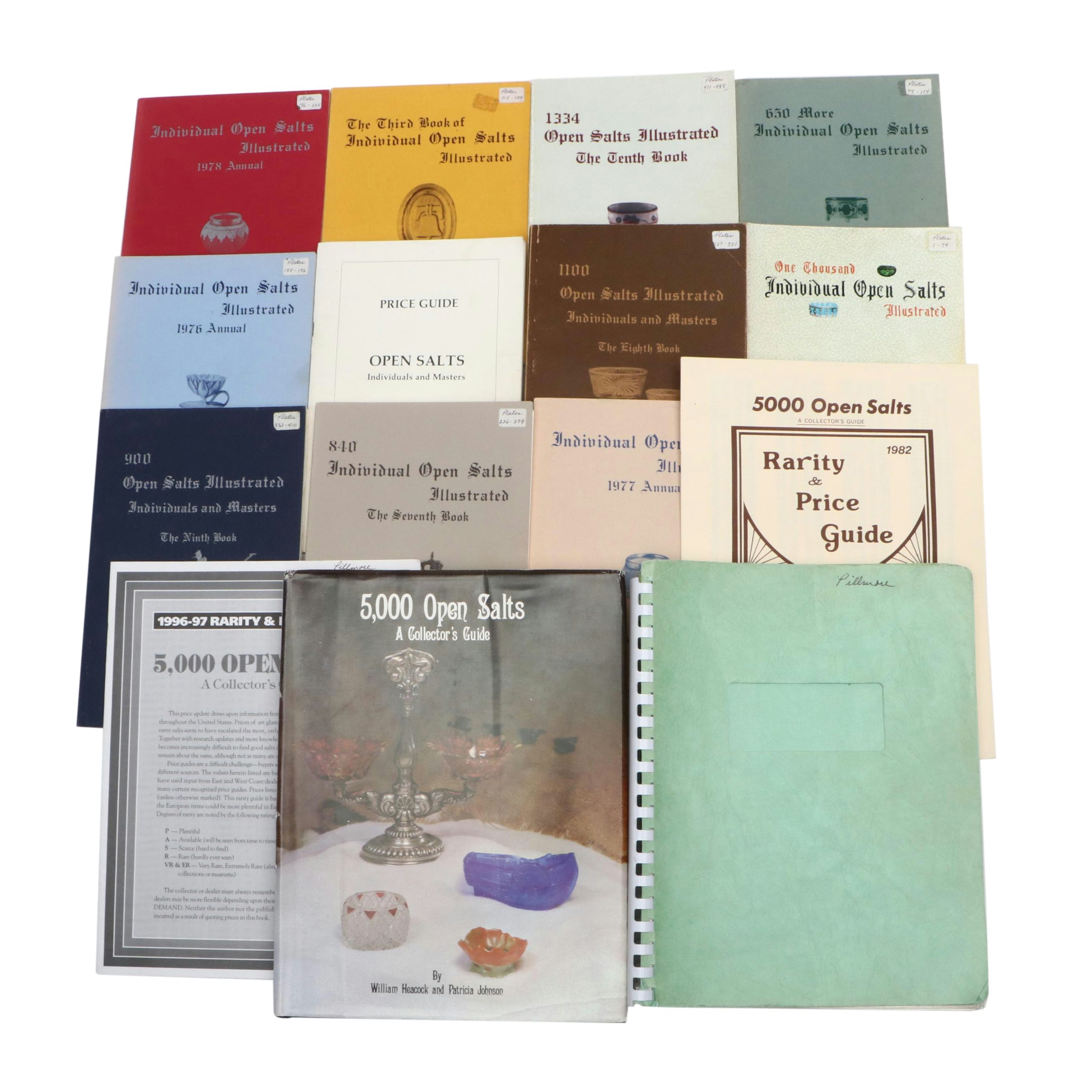 "5,000 Open Salts" by Patricia Johnson with More Salt Cellar Collector's Guides