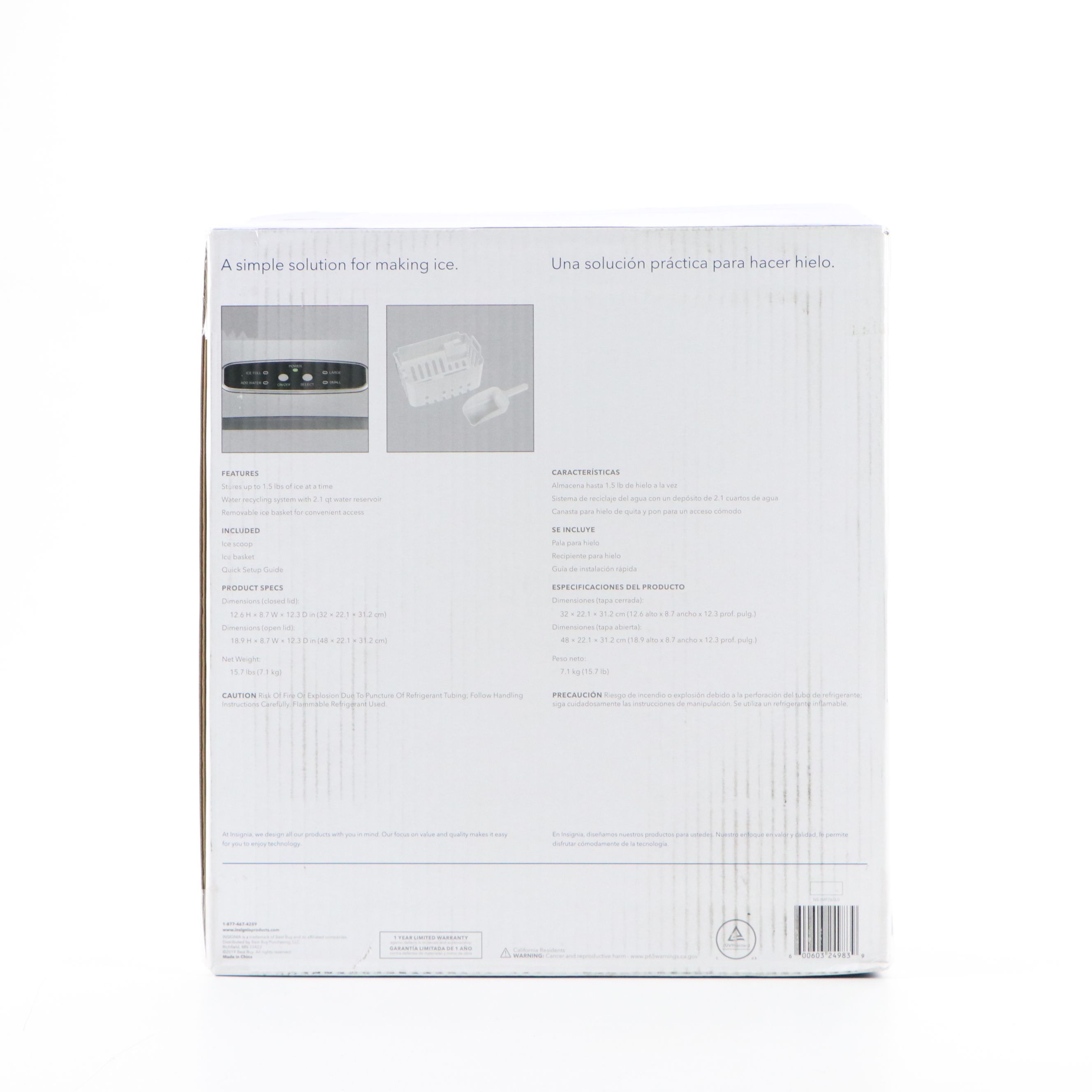 Insignia Portable Bullet Ice Maker