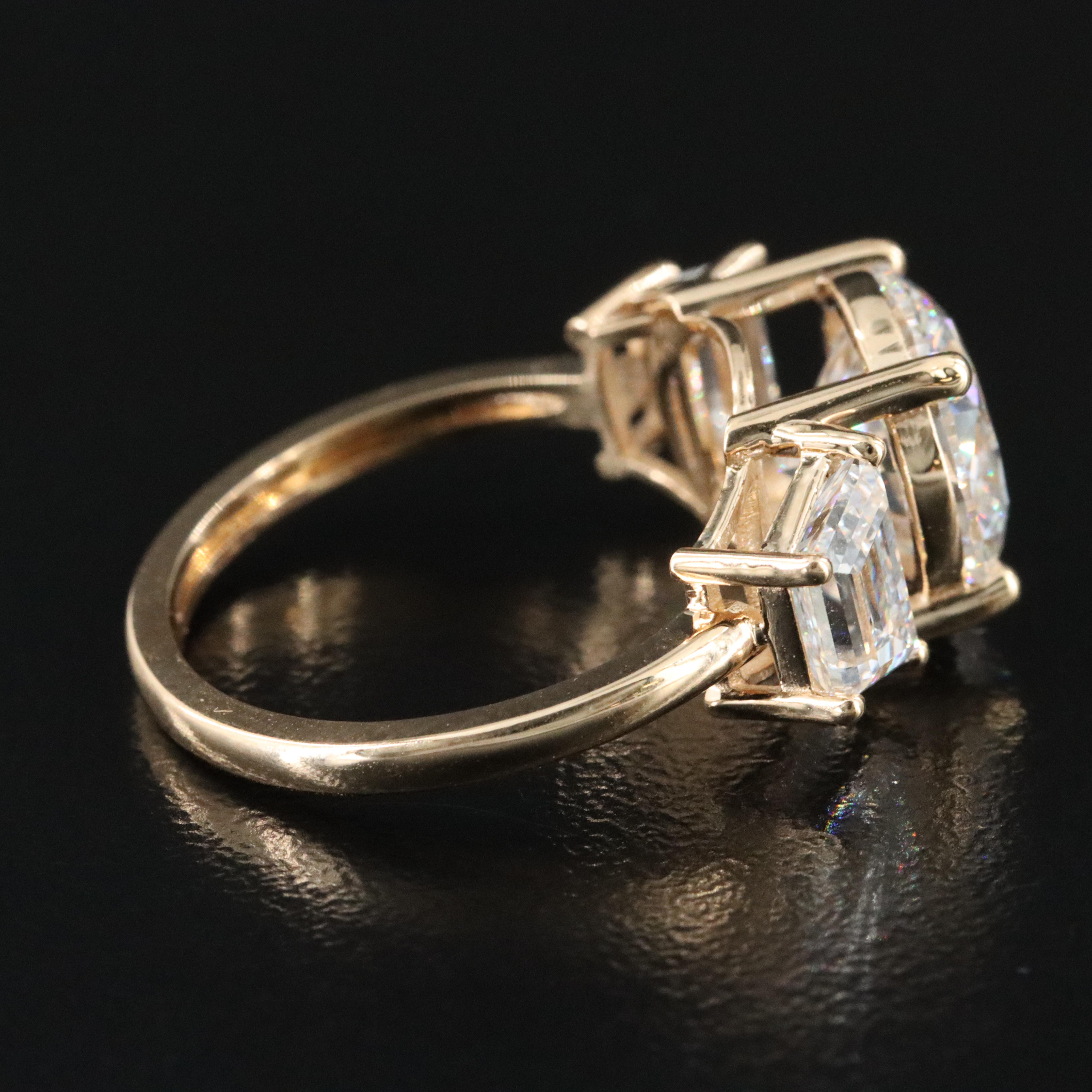 18K 4.16 CTW Lab Grown Diamond Ring with IGI Report