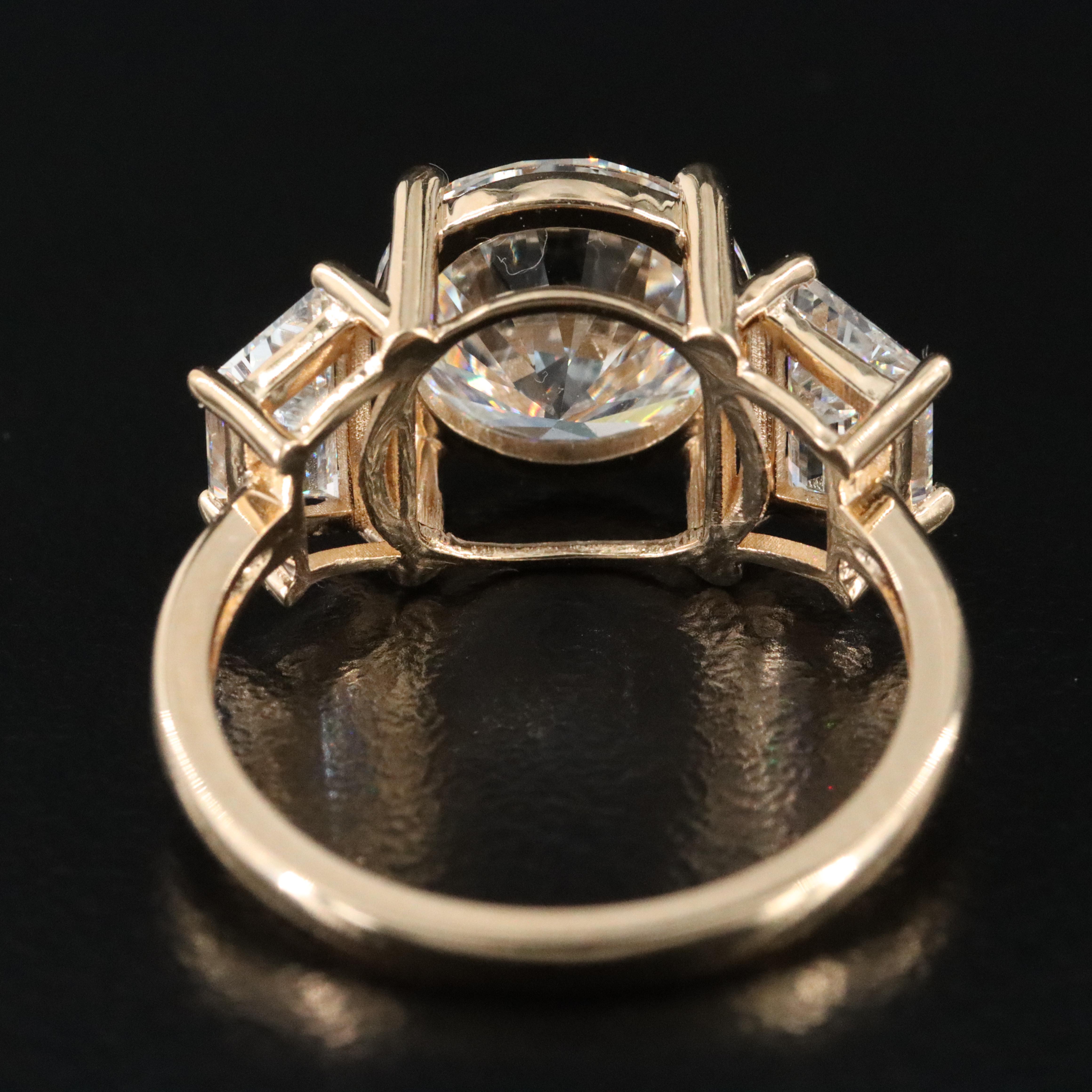 18K 4.16 CTW Lab Grown Diamond Ring with IGI Report