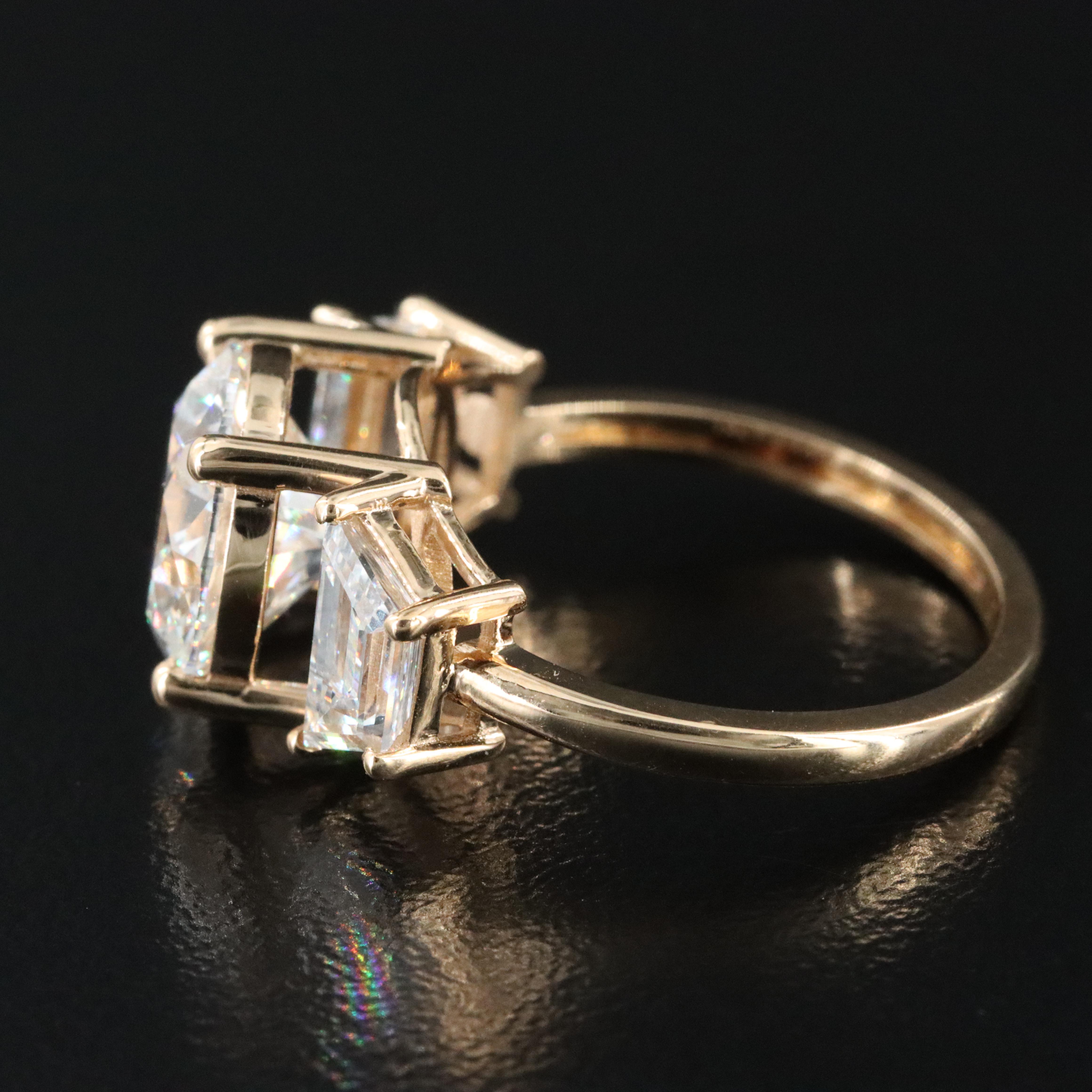 18K 4.16 CTW Lab Grown Diamond Ring with IGI Report