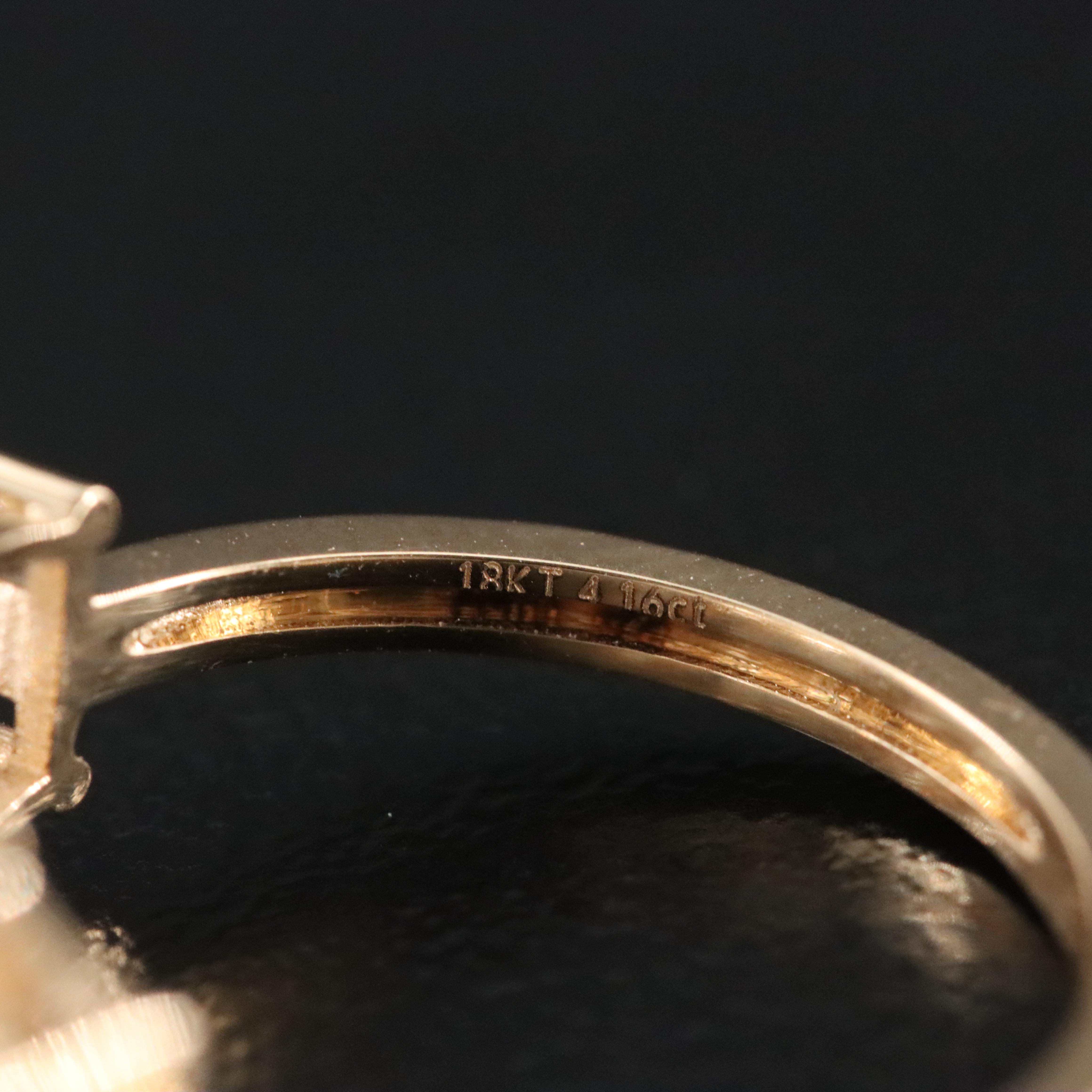 18K 4.16 CTW Lab Grown Diamond Ring with IGI Report