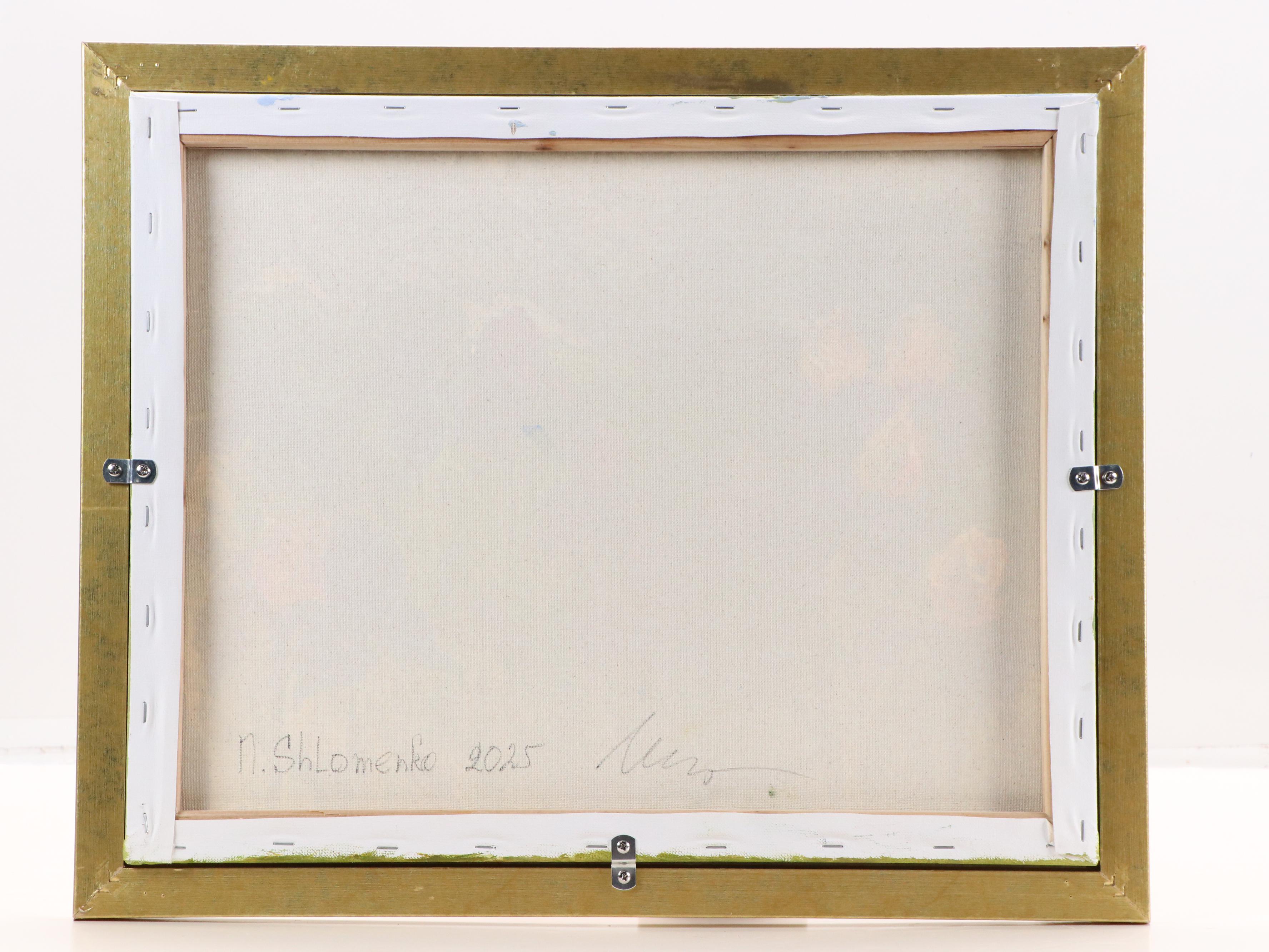 Nataliya Shlomenko Oil Painting "Irises," 2025