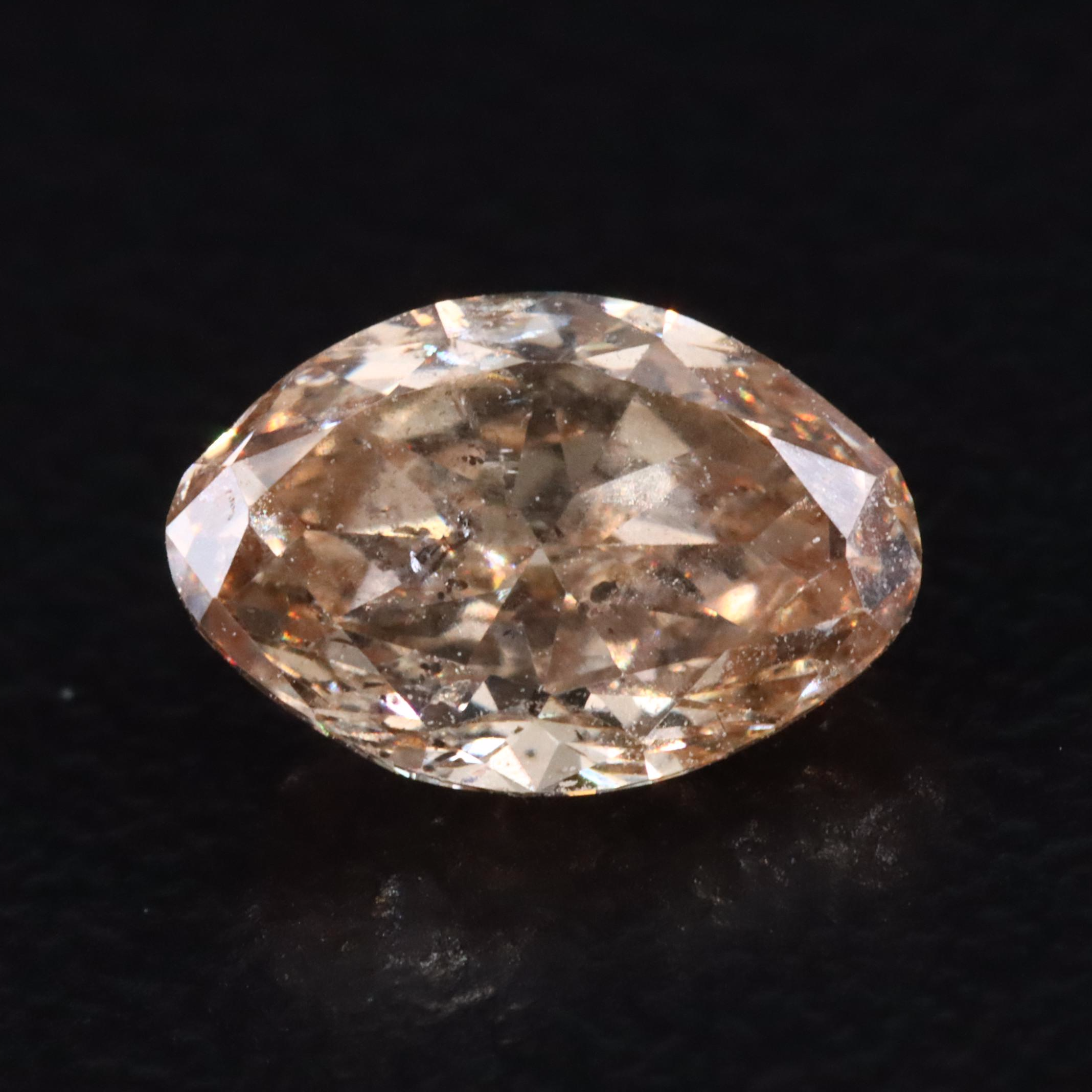 Loose 1.03 CT Fancy Brown Diamond