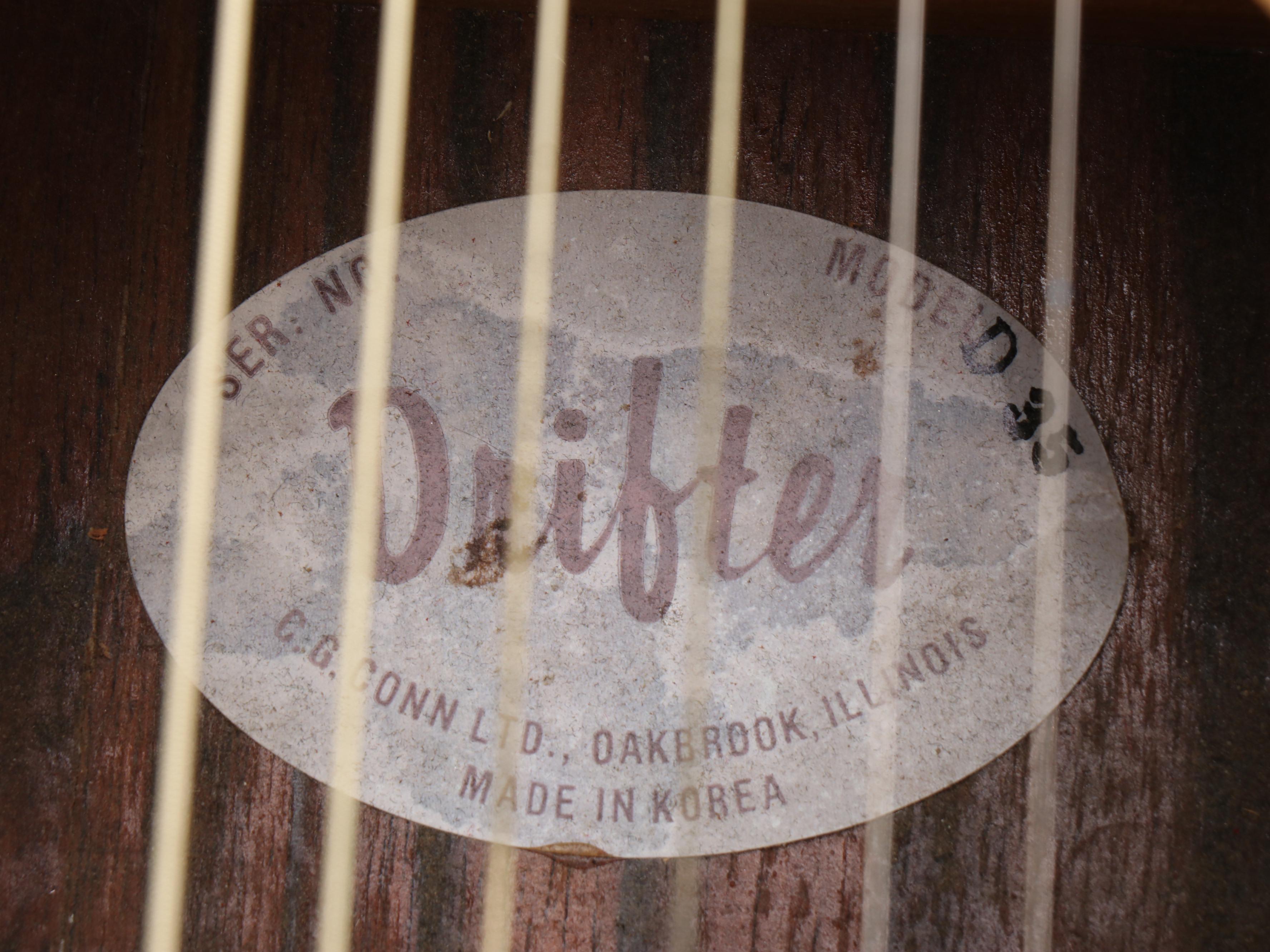 Drifter Spruce Top and Rosewood Dreadnought Acoustic Guitar