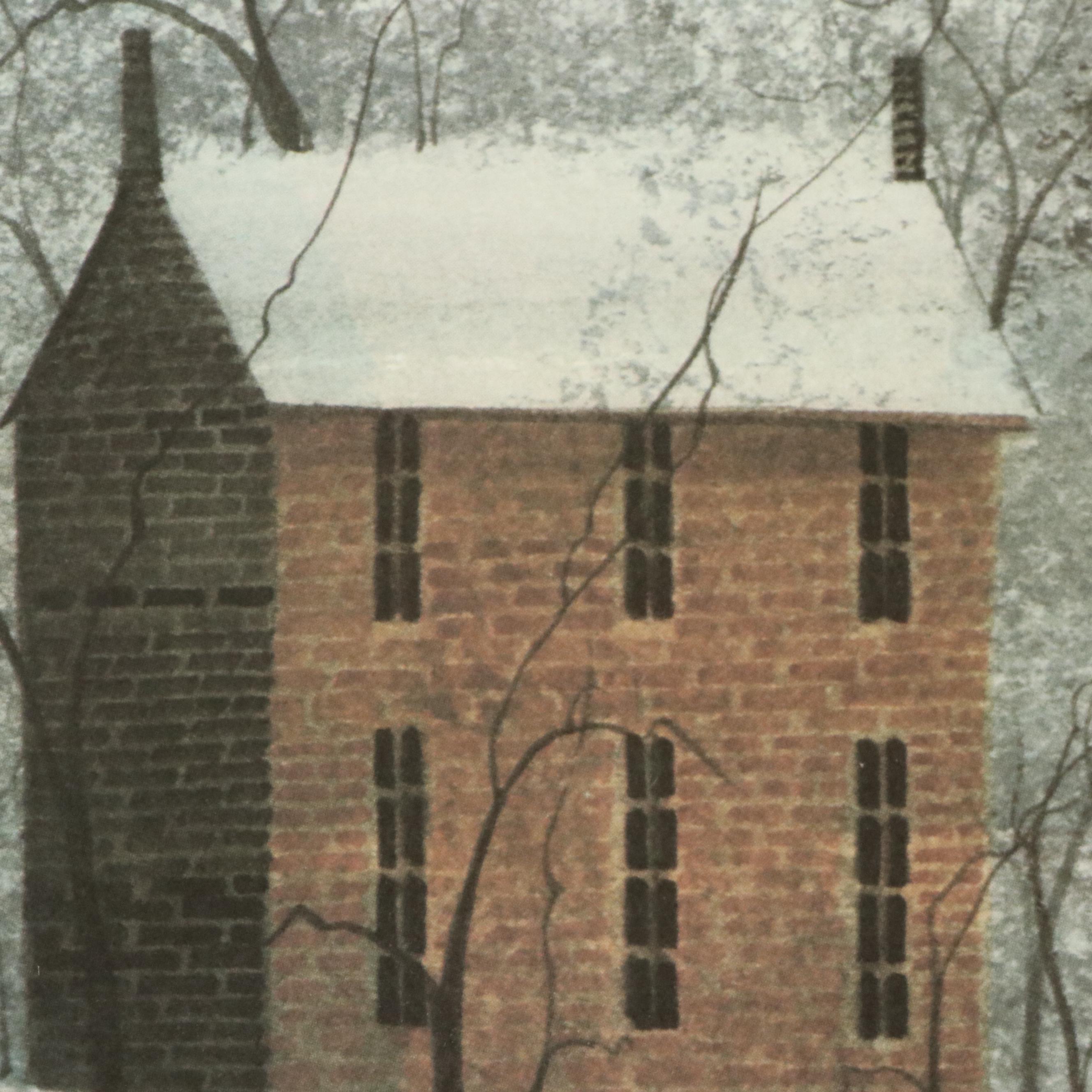 P. Buckley Moss Offset Lithograph "Story For All," 1991