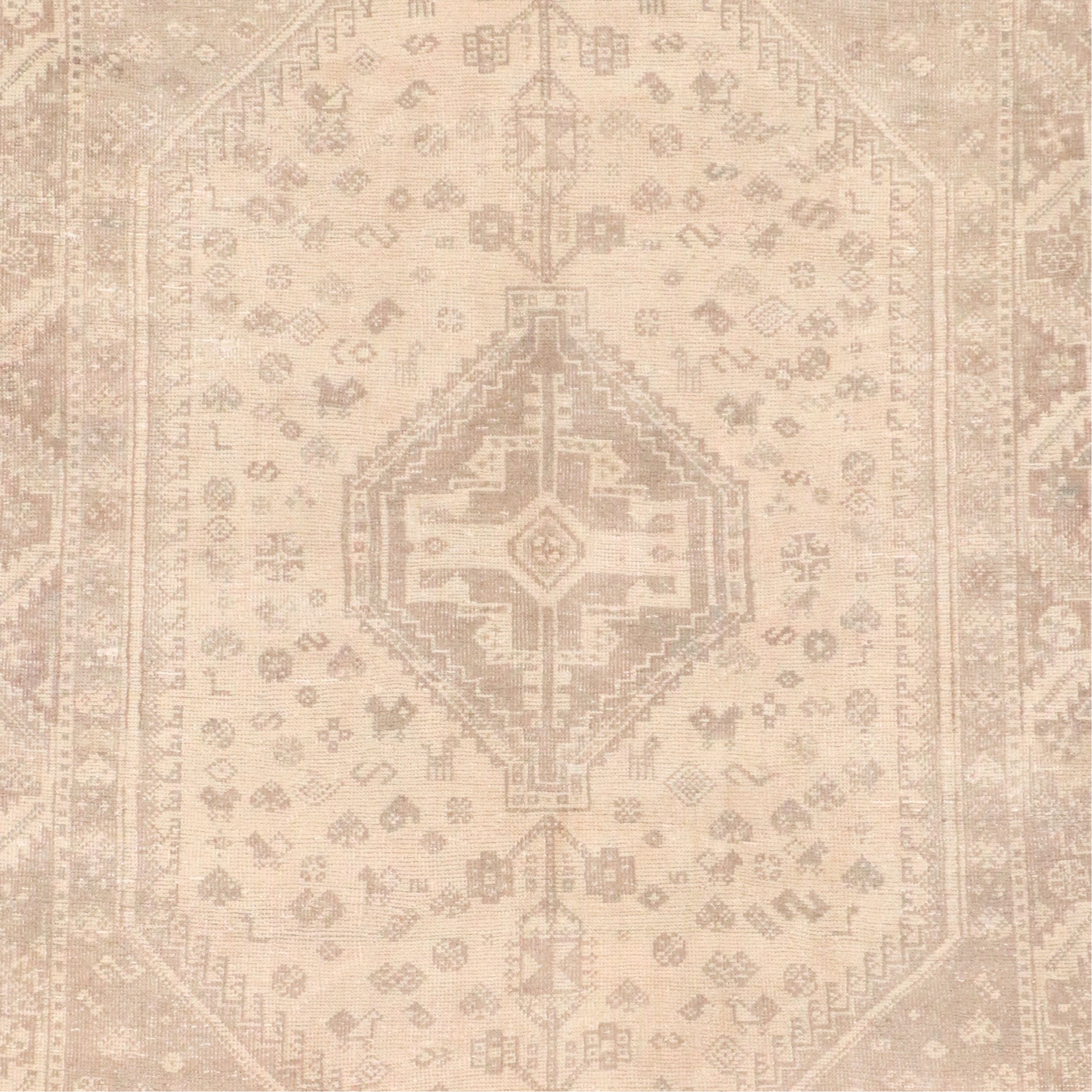 5'1 x 7'6 Hand-Knotted Afghan Tribal Area Rug