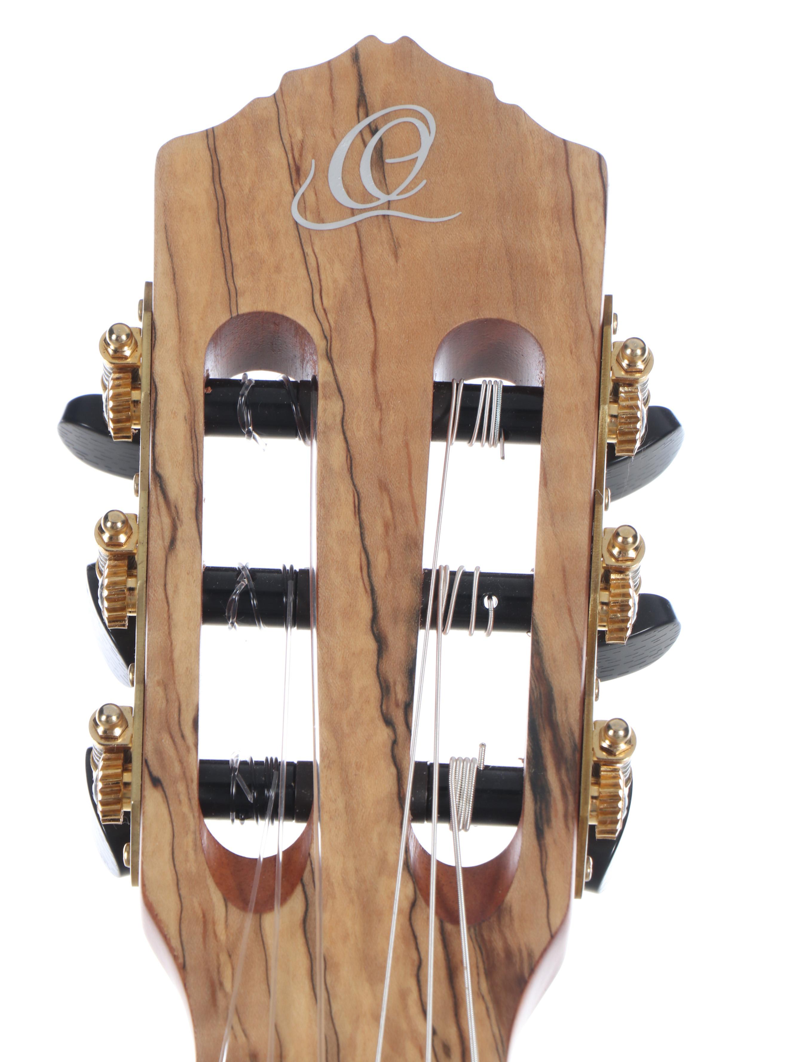 Ortega Thomas Zwijsen Signature Spalted Maple Electric Acoustic Guitar