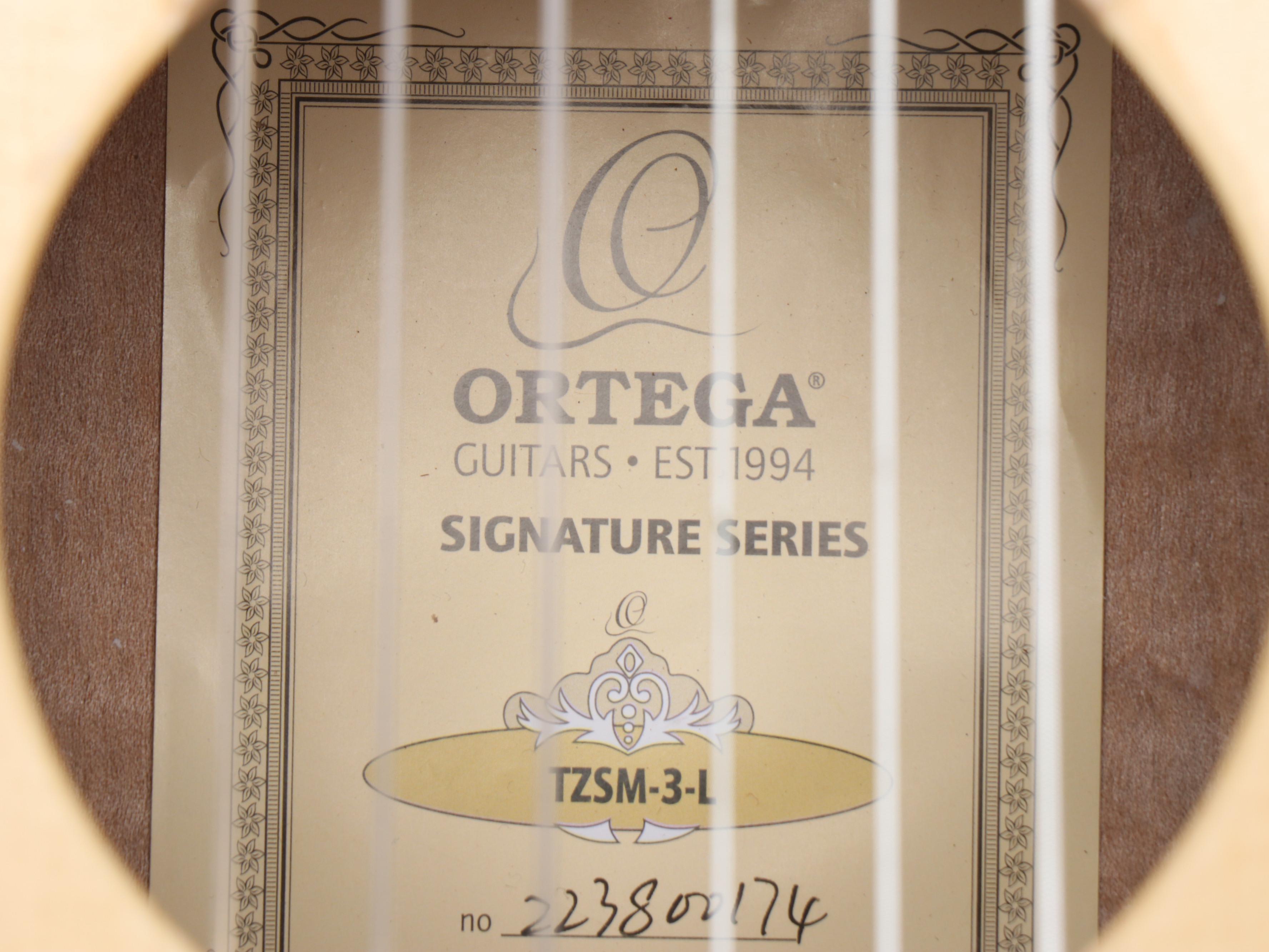 Ortega Thomas Zwijsen Signature Spalted Maple Electric Acoustic Guitar