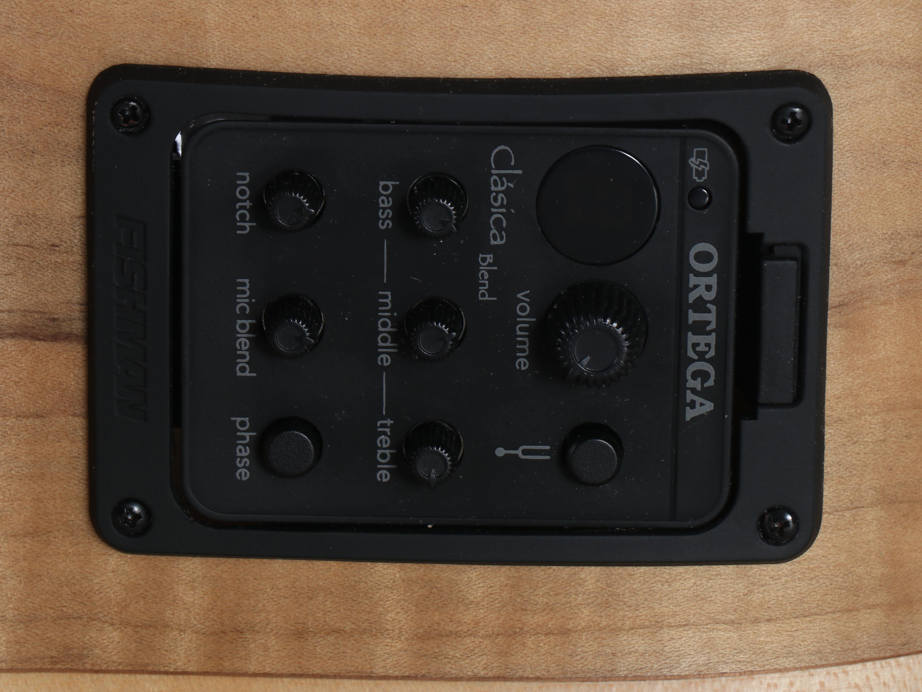 Ortega Thomas Zwijsen Signature Spalted Maple Electric Acoustic Guitar