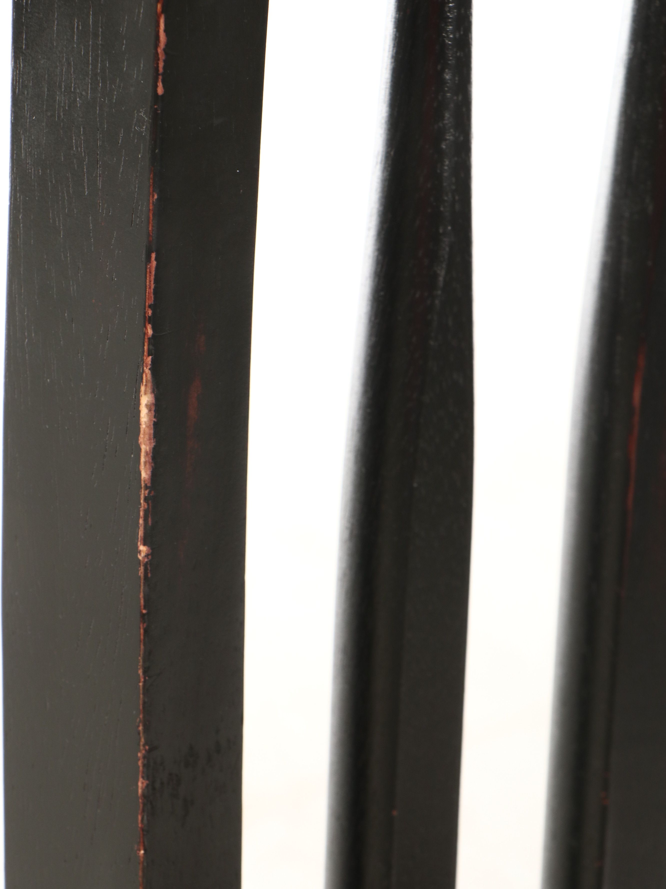 Counter-Height Dining Table with Six Side Chairs and Custom Glass Top