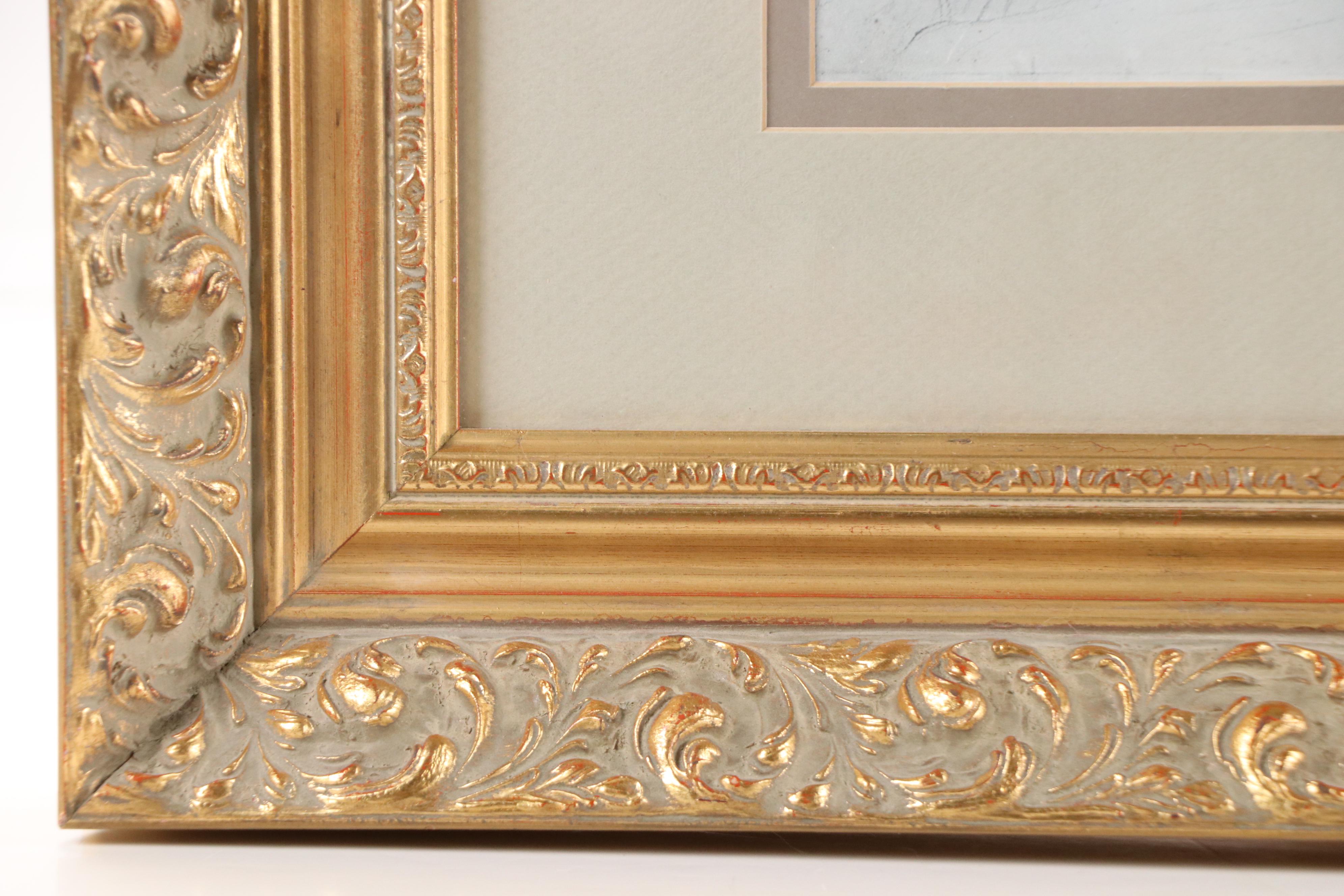 Offset Lithograph Portrait of Charles Gounod After Jean Auguste Dominique Ingres