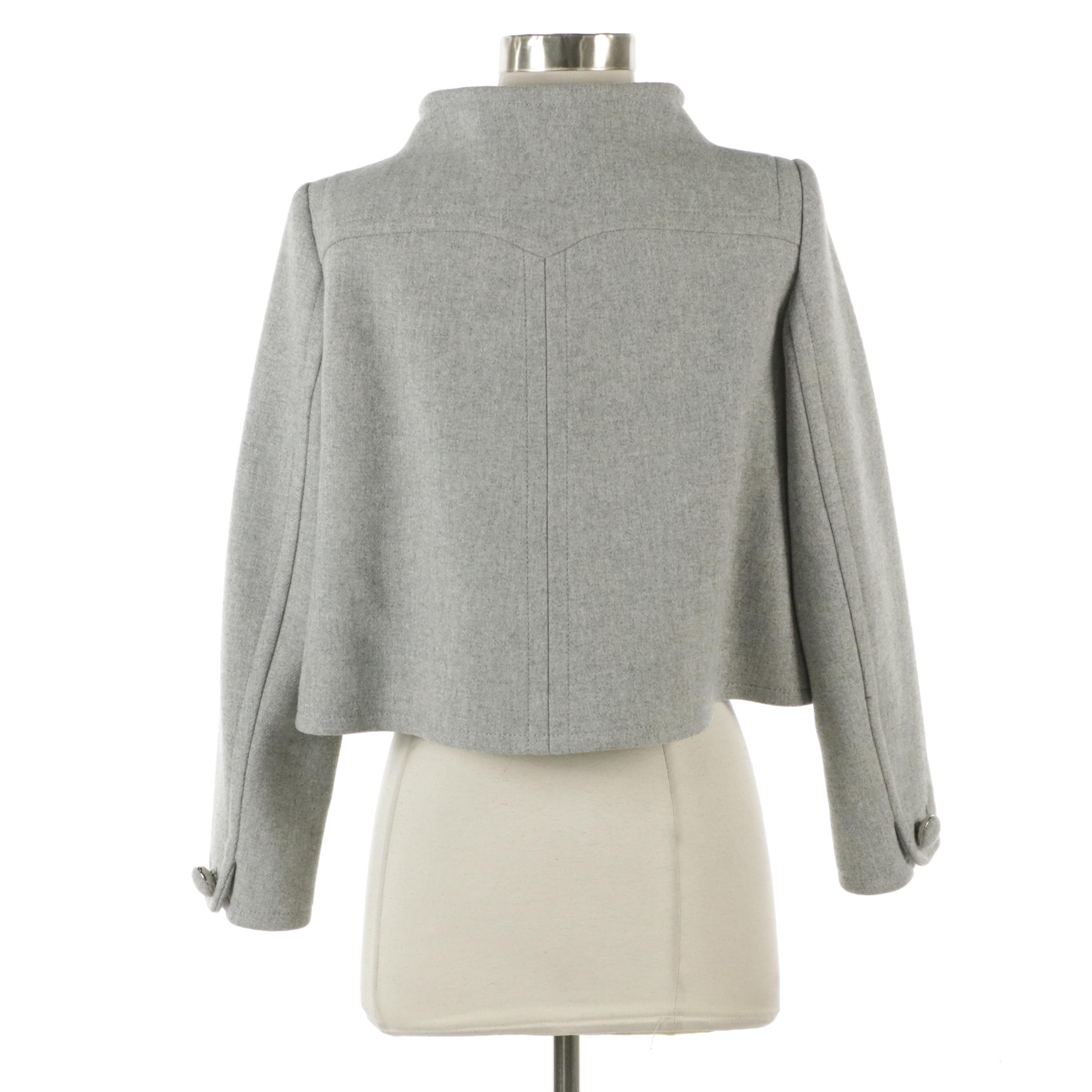 Prada Cropped Jacket in Wool