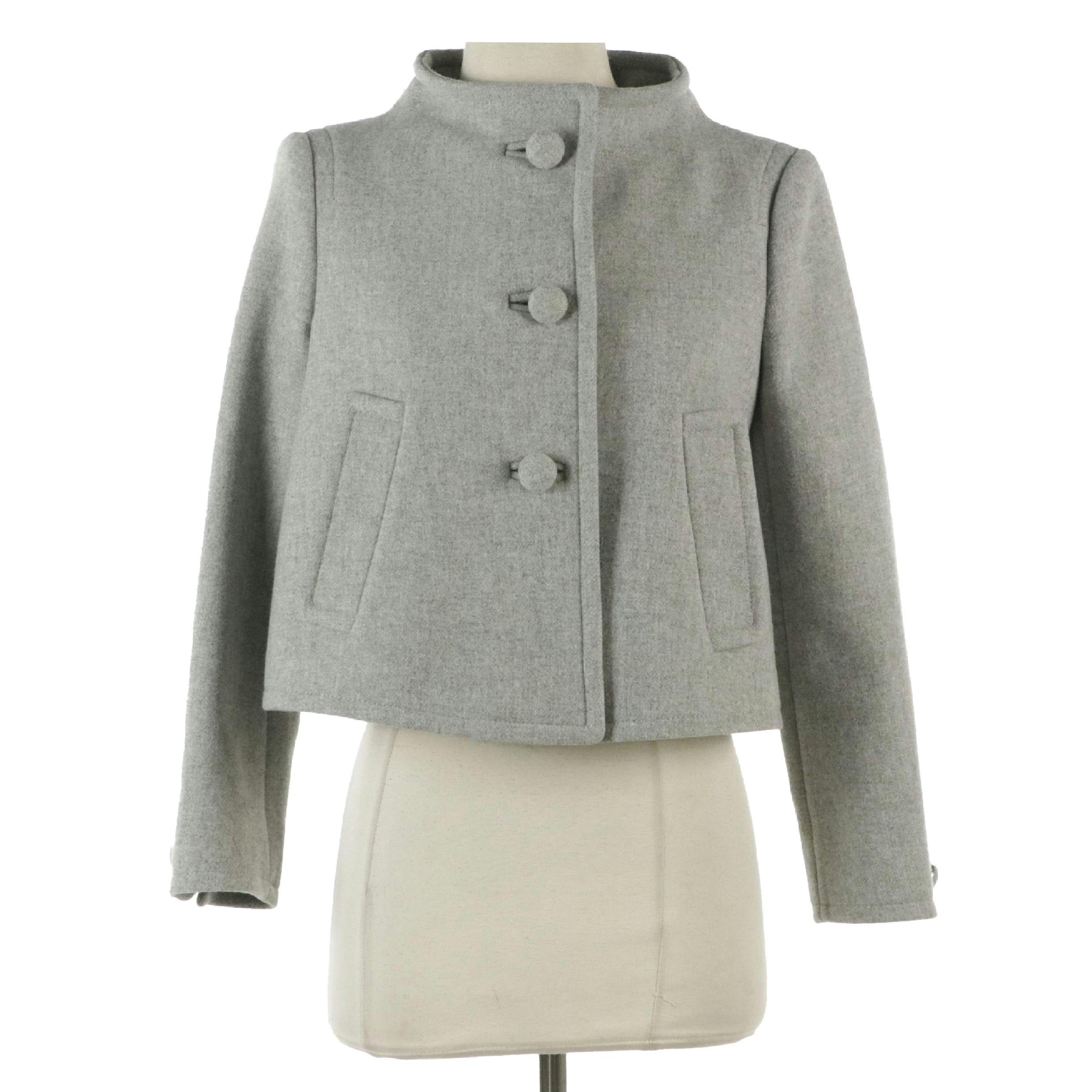 Prada Cropped Jacket in Wool