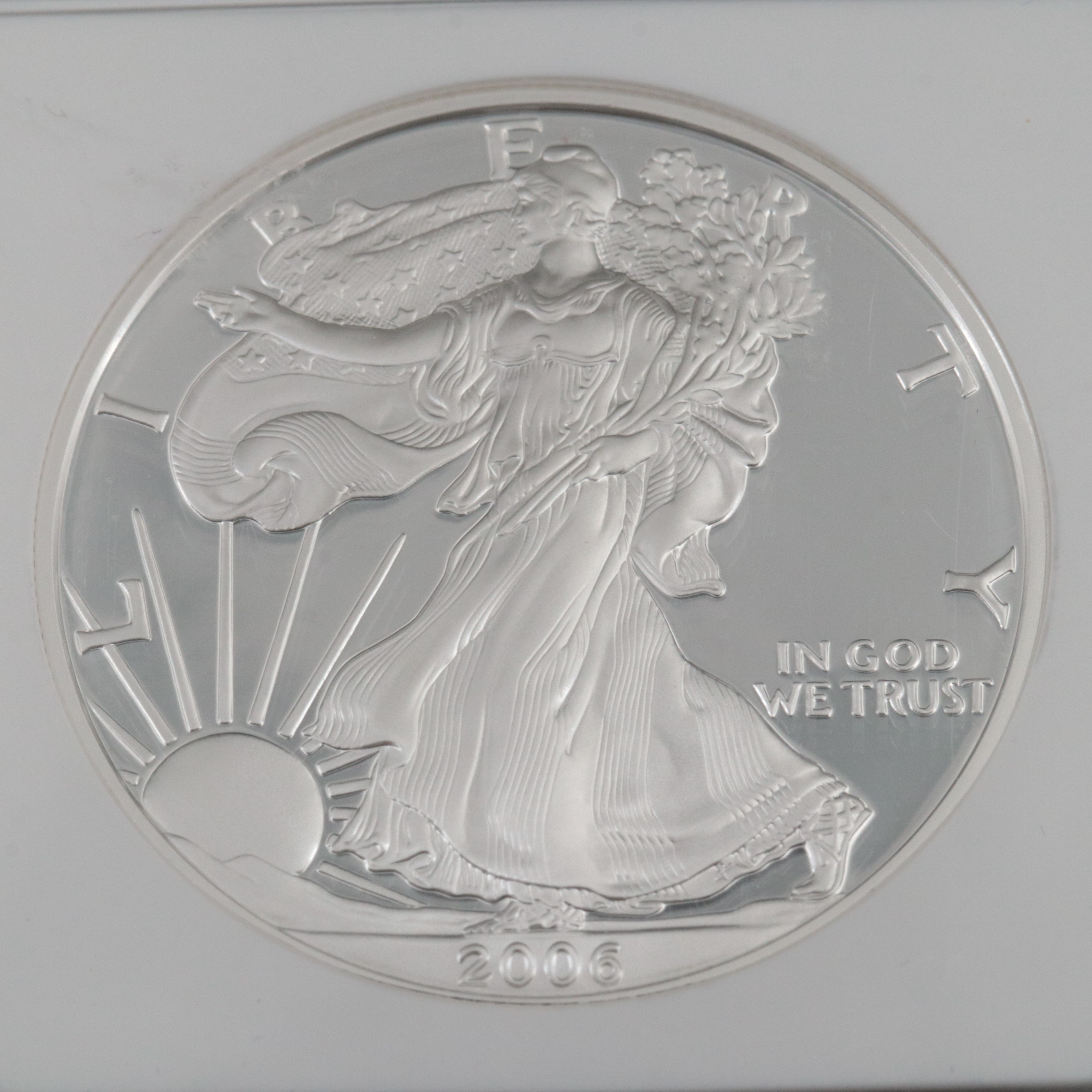 NGC Graded PF69 Ultra Cameo 2006-W American Silver Eagle