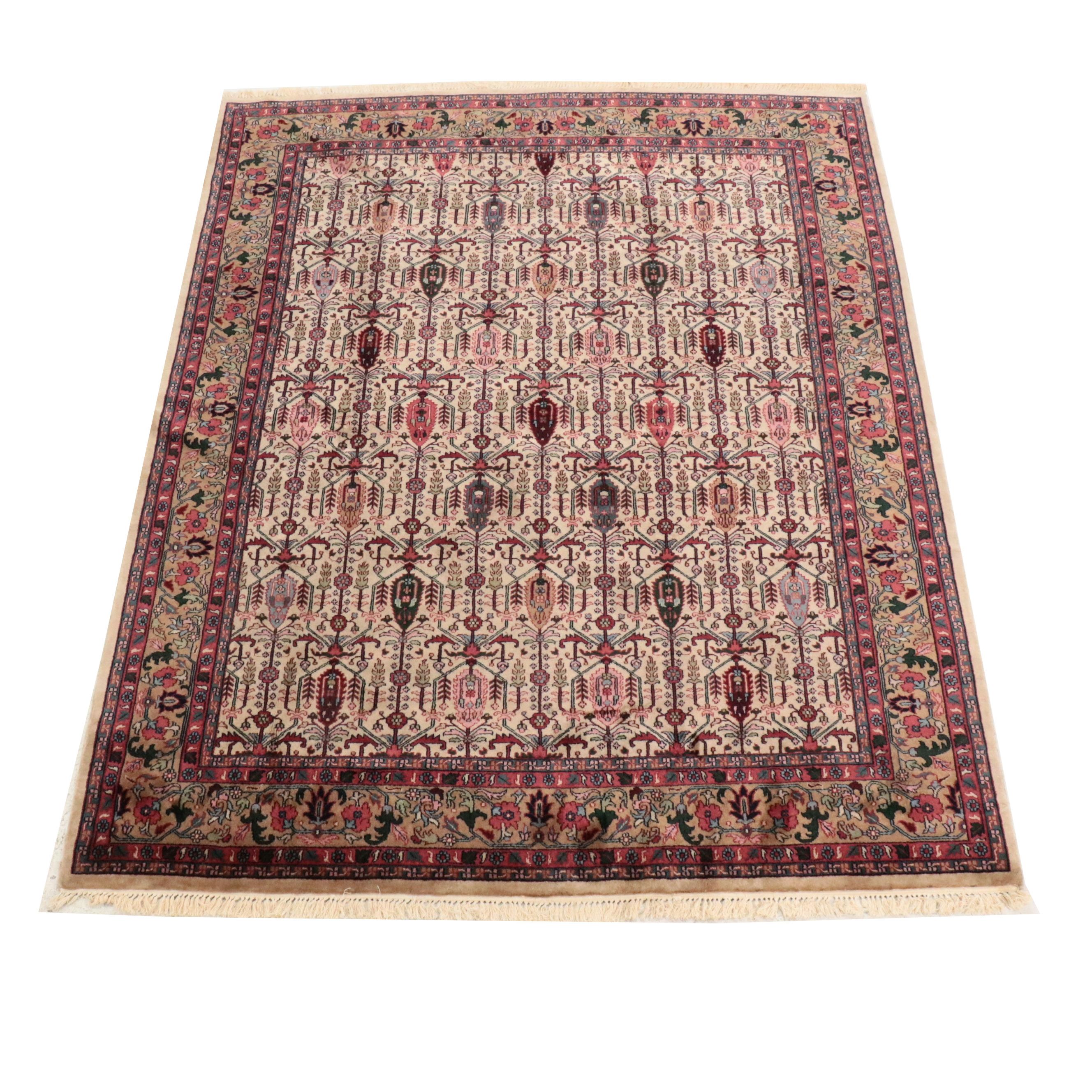 7'11 x 10'6 Hand-Knotted Persian Tabriz Area Rug