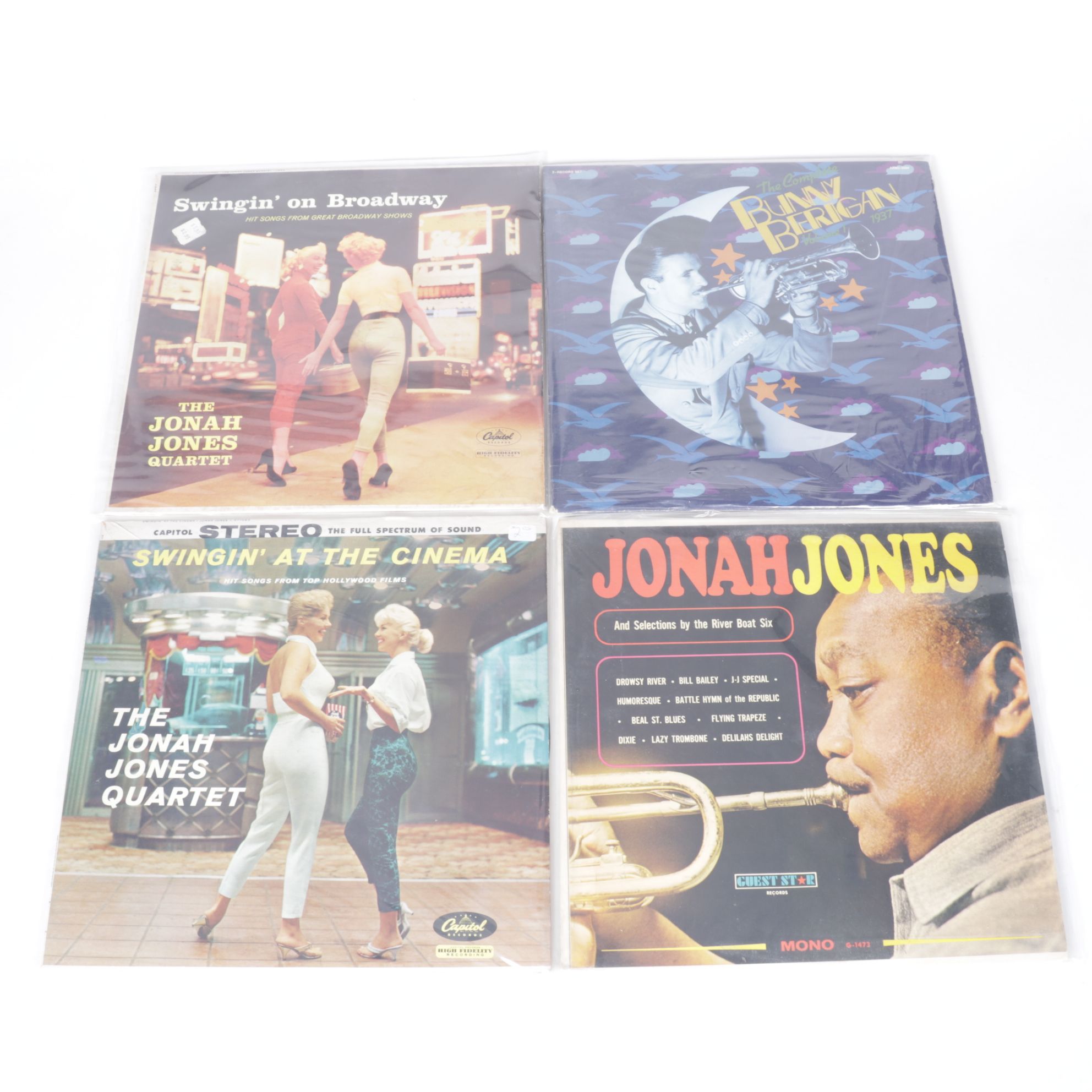 Jonah Jones, Harry James, Bunny Berigan & More Swing Vinyl Record Albums