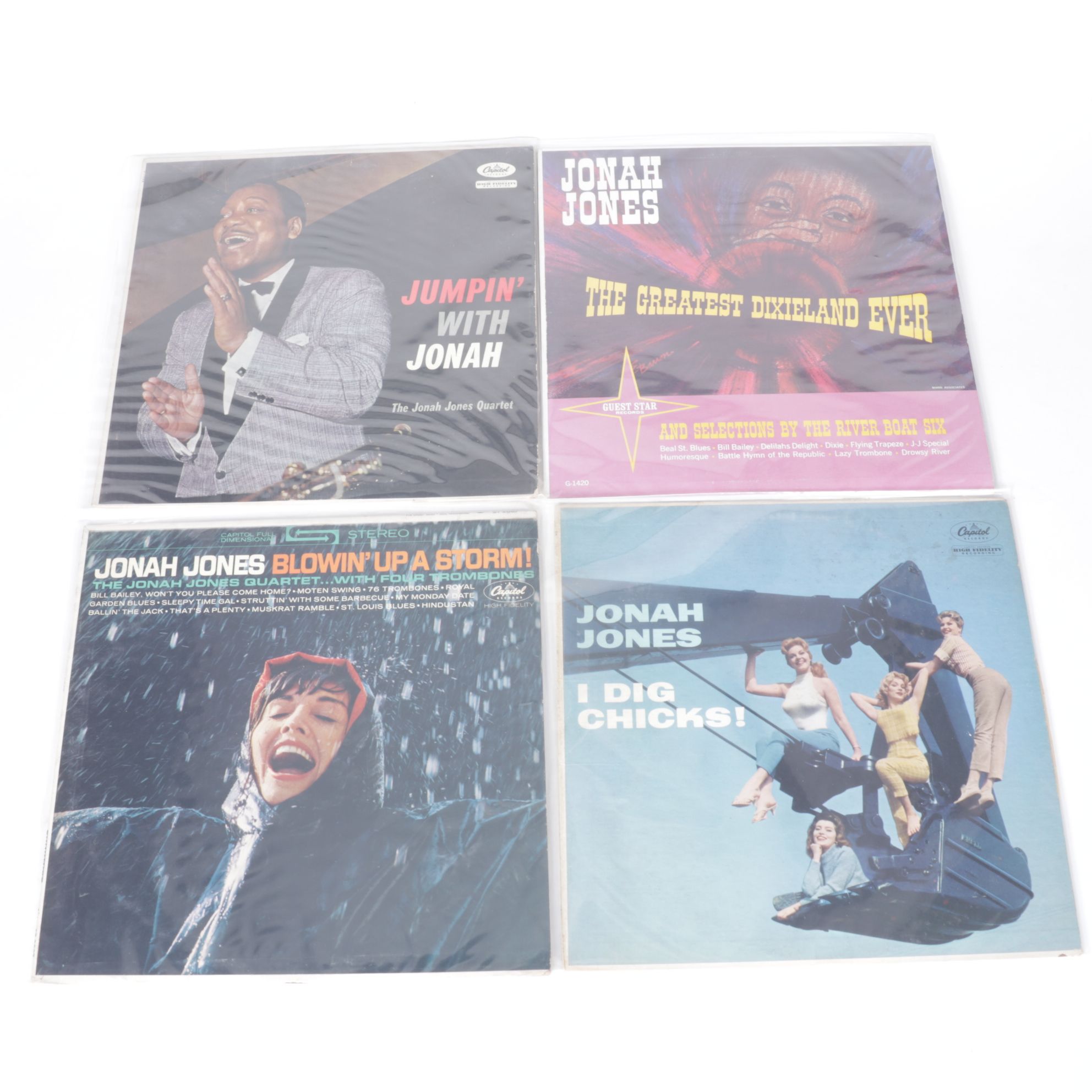 Jonah Jones, Harry James, Bunny Berigan & More Swing Vinyl Record Albums