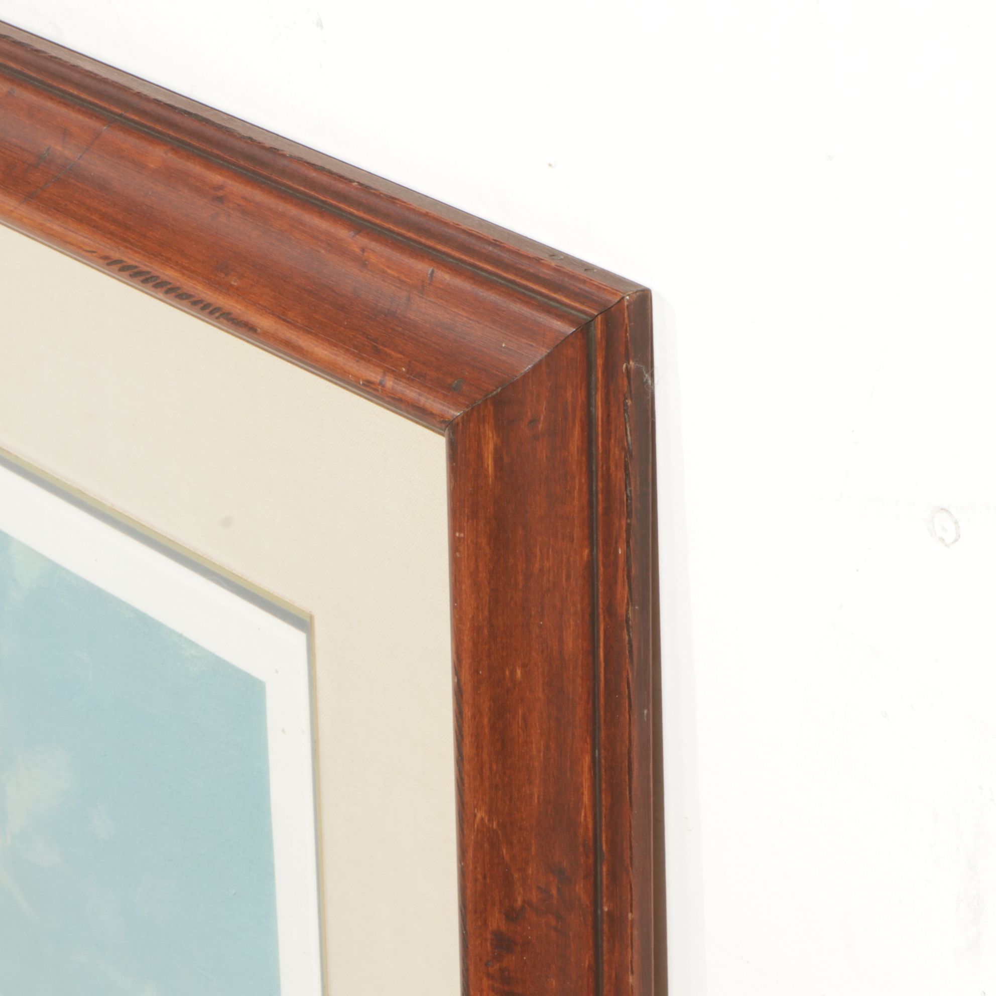 Signed John Stobart Offset Lithograph "Independence," 1977