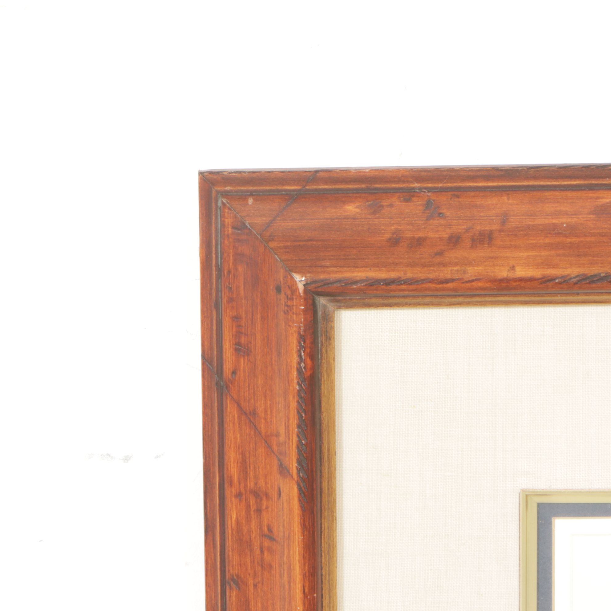 Signed John Stobart Offset Lithograph "Independence," 1977