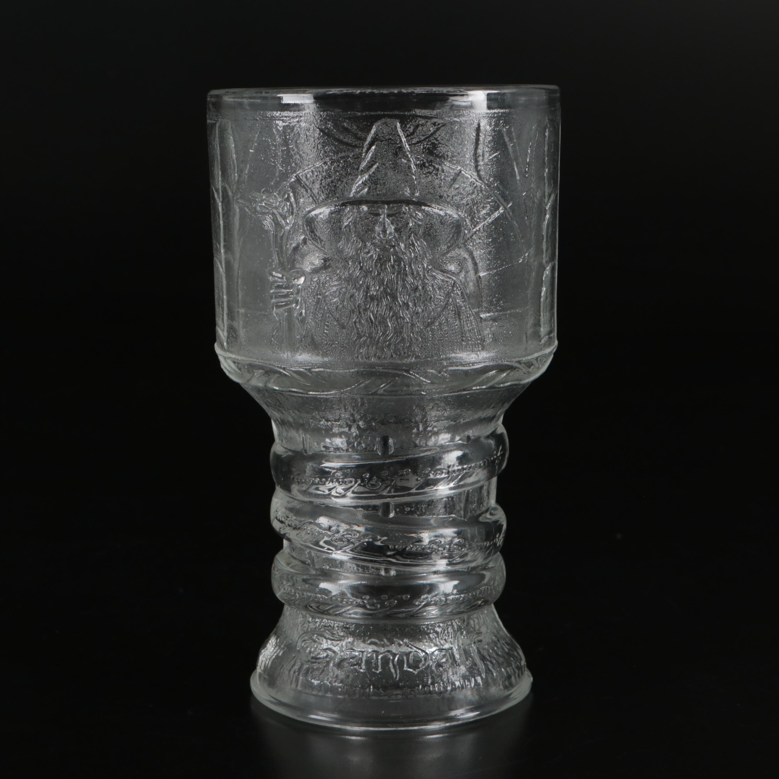 New Line Productions "Lord of the Rings" Glass Goblets