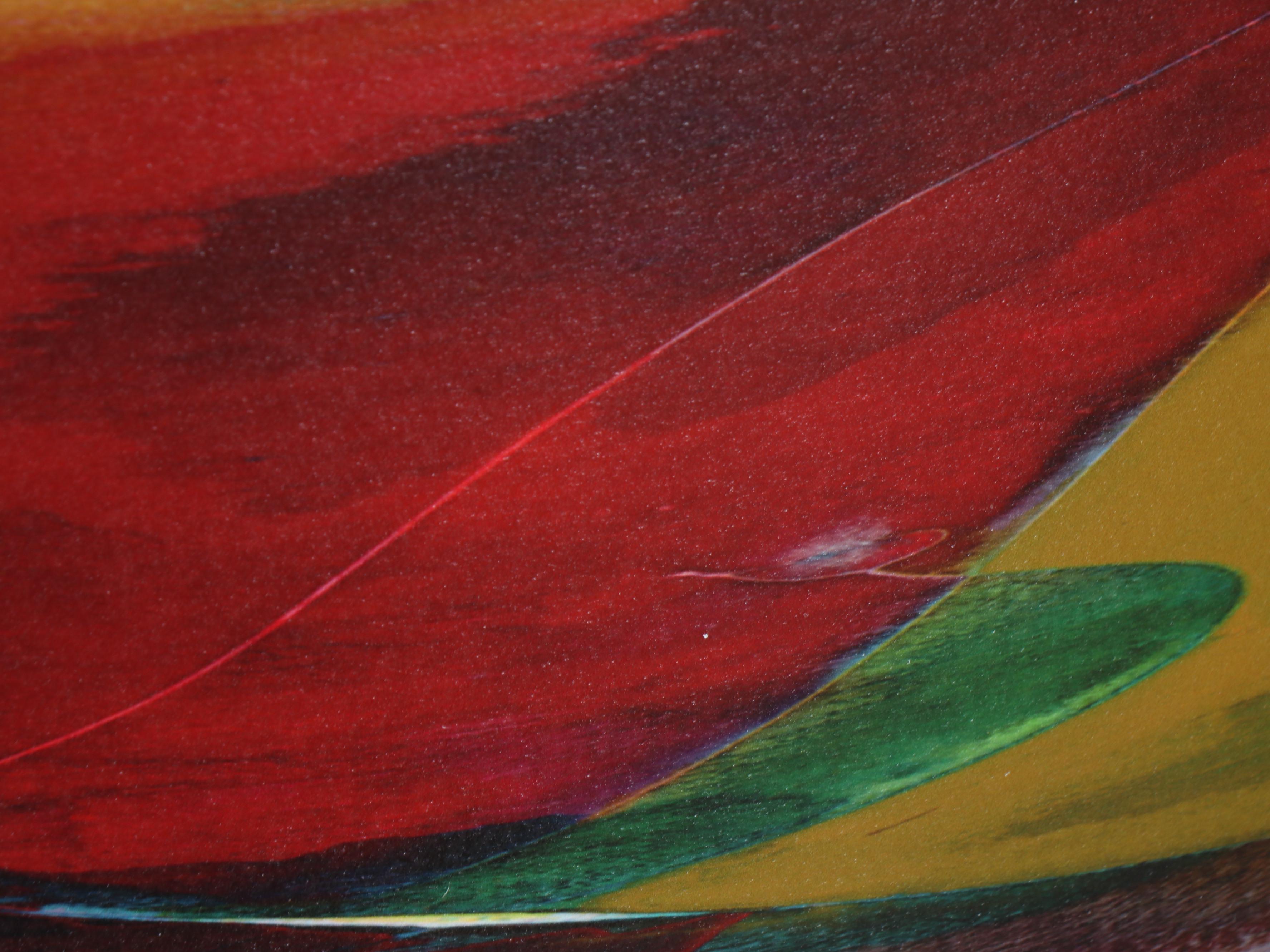 RC Multicolor Paper Shade Pendant Light